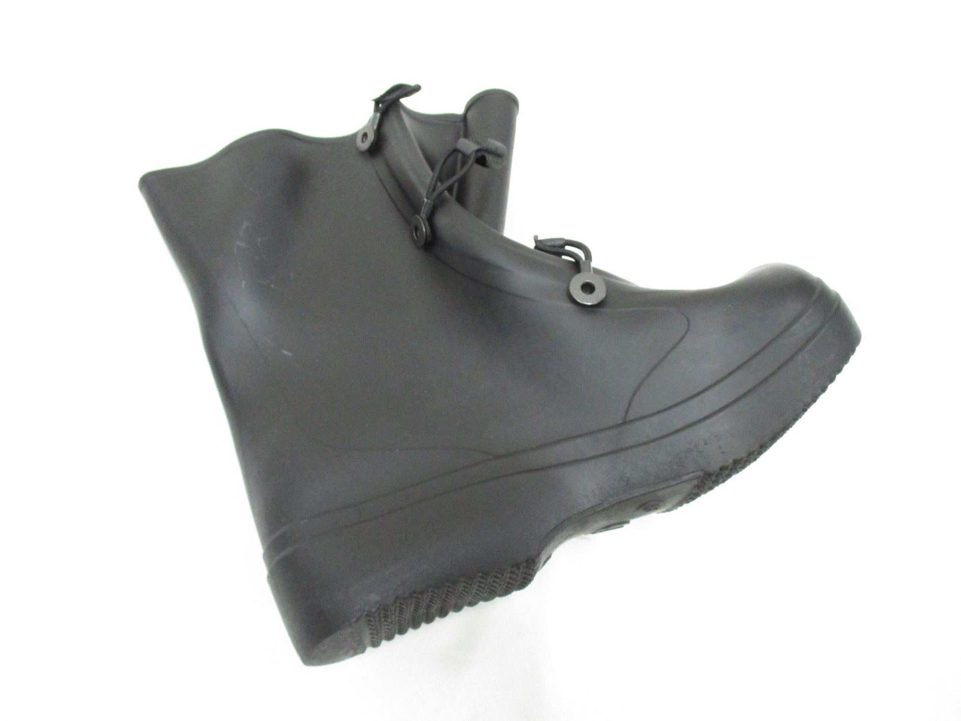 Centex Military Gear rubber overboots for wet weather, size 8, shown in black with slip-on design for easy wear.