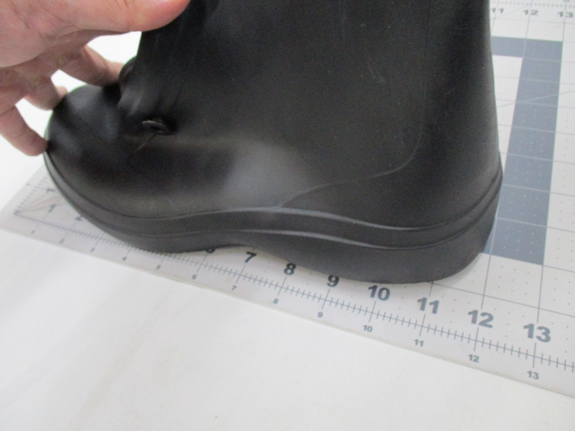 Centex Military Gear rubber overboots for wet weather, size 8, shown in black, slip-on style with textured surface.