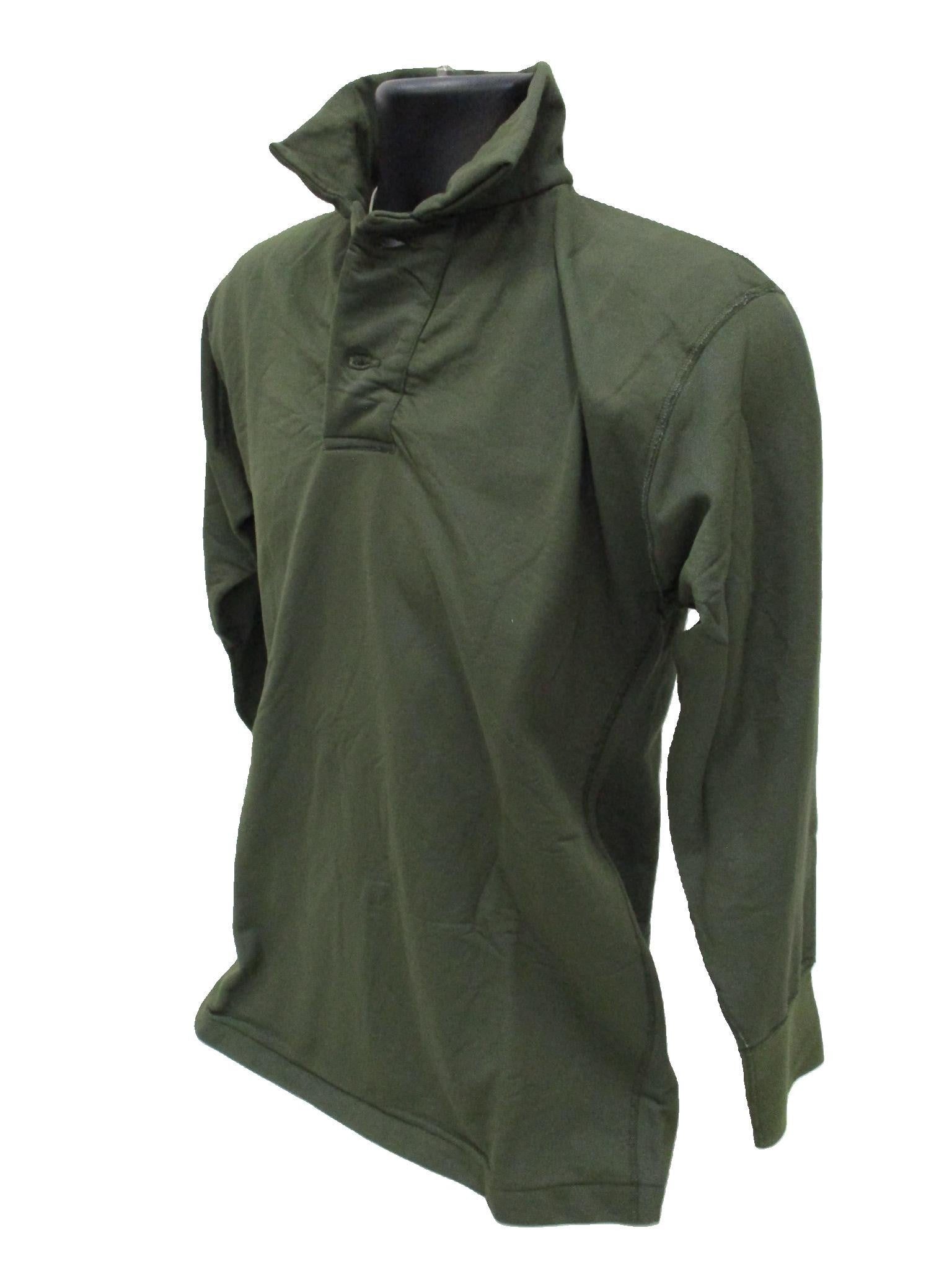 USGI Vietnam 1969 olive drab knit shirt, small size, Tricot knit top with sleeping man's OG 106 style by Centex Military Gear