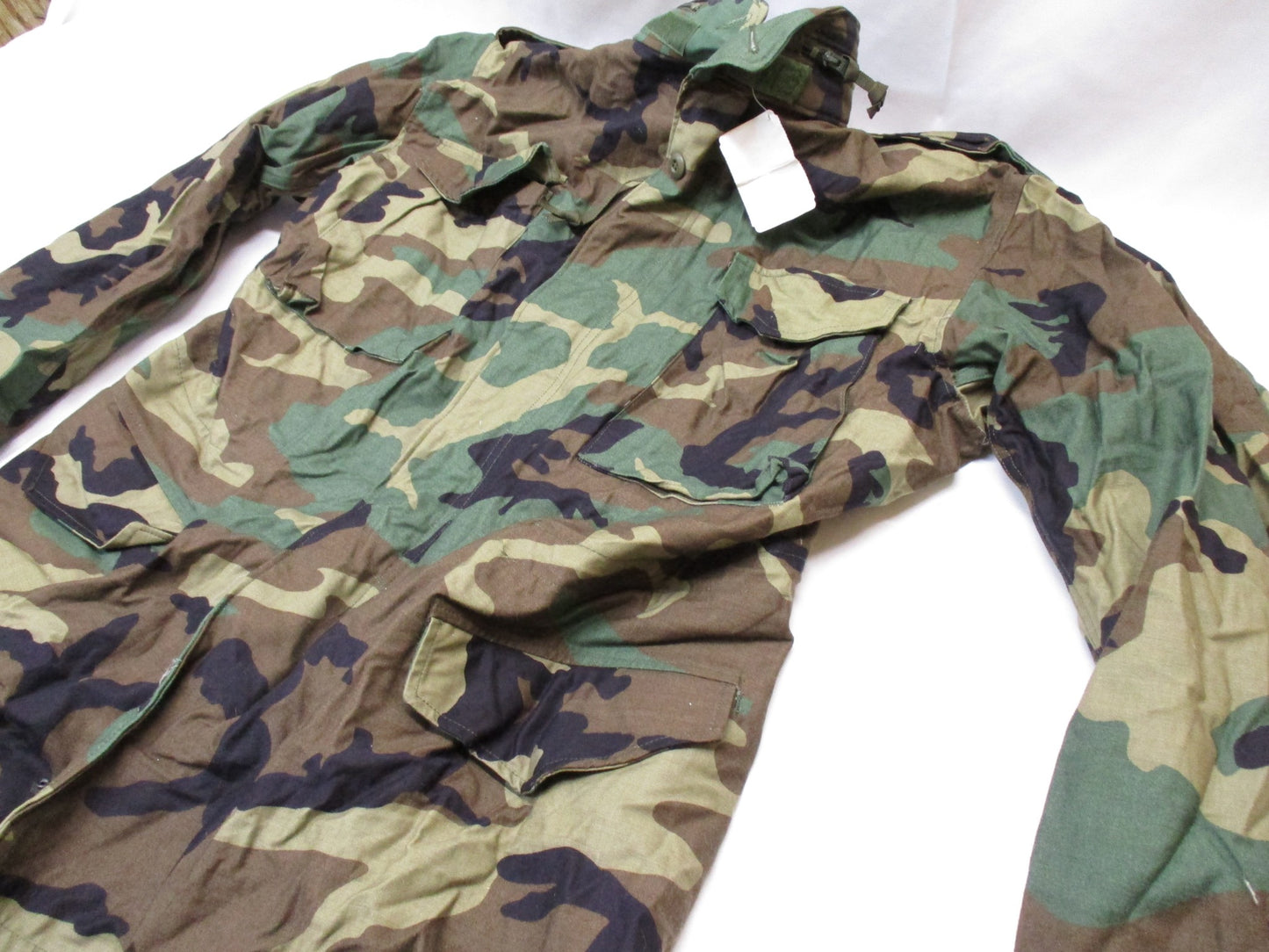 MILITARY USGI ARMY WOODLAND BDU M-65 FIELD JACKET MEDIUM/LONG COLD WEATHER COAT