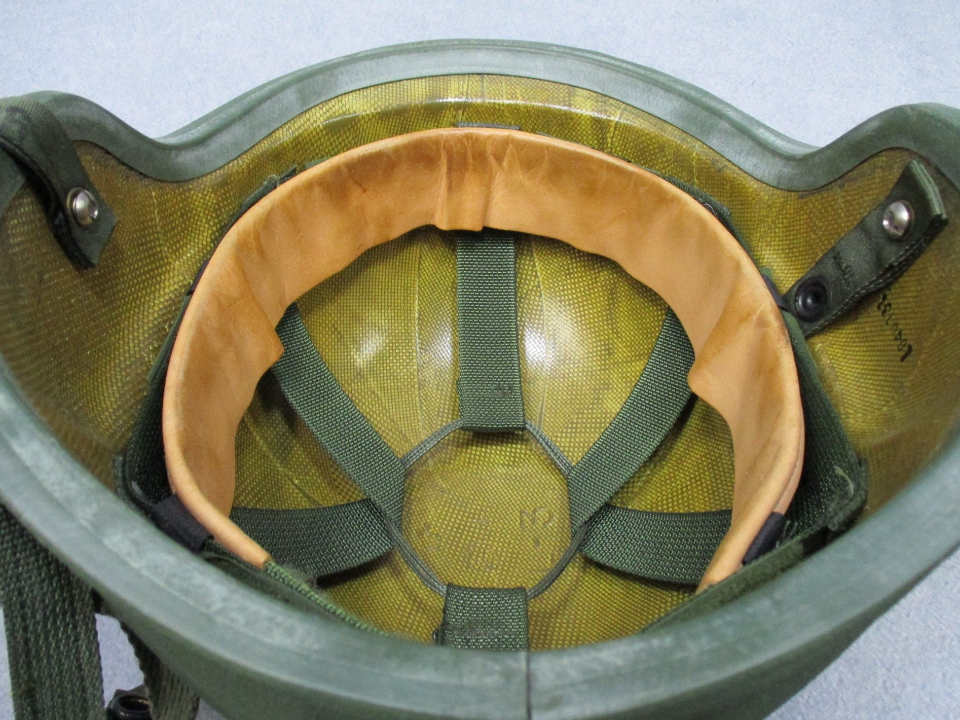 Centex Military Gear ARMY PASGT Kevlar helmet in large size, showing the durable design and protective features.