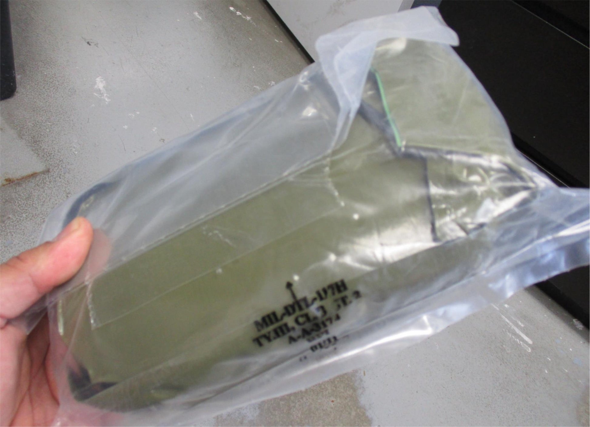 Sealed pack of Centex Military Gear NOS primary filters for Avon XM50/XM51 M50/M51 gas masks/respirators.