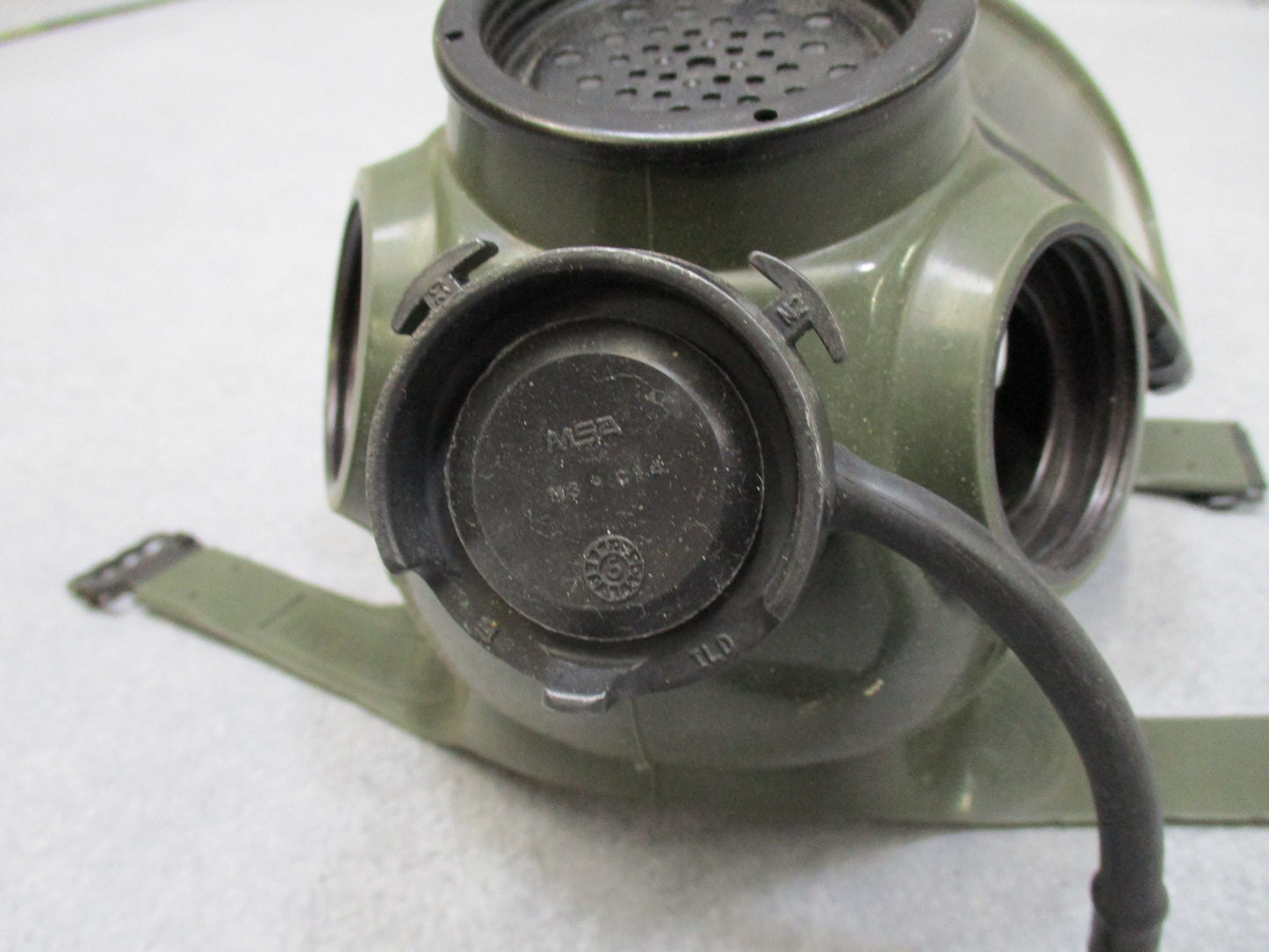 USGI M40 gas mask outlet valve disks in a 10 pack, showing the MCU-2A/P Millennium valve design by Centex Military Gear.
