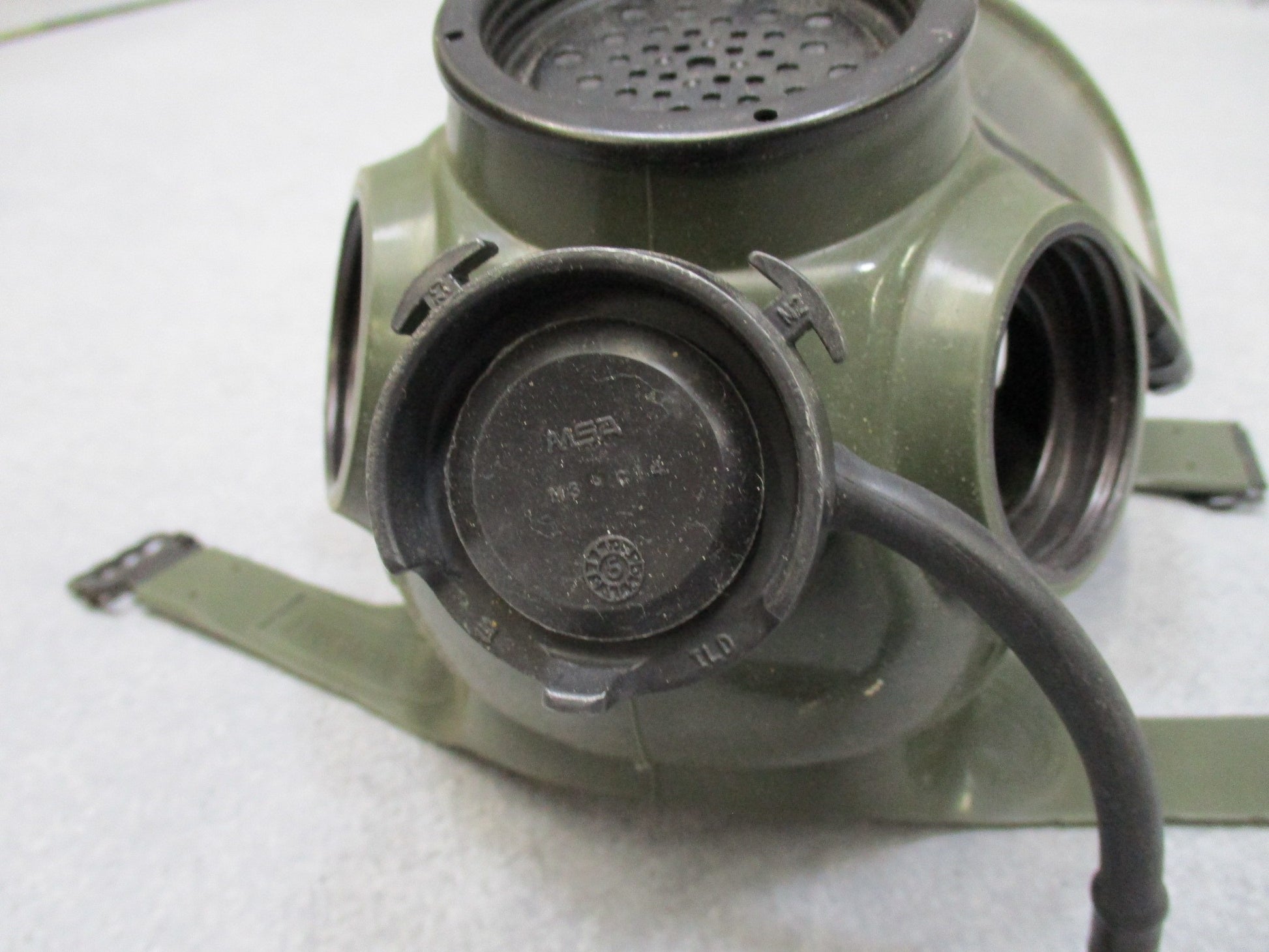 USGI M40 gas mask outlet valve disks in a 10 pack, showing the MCU-2A/P Millennium valve design by Centex Military Gear.