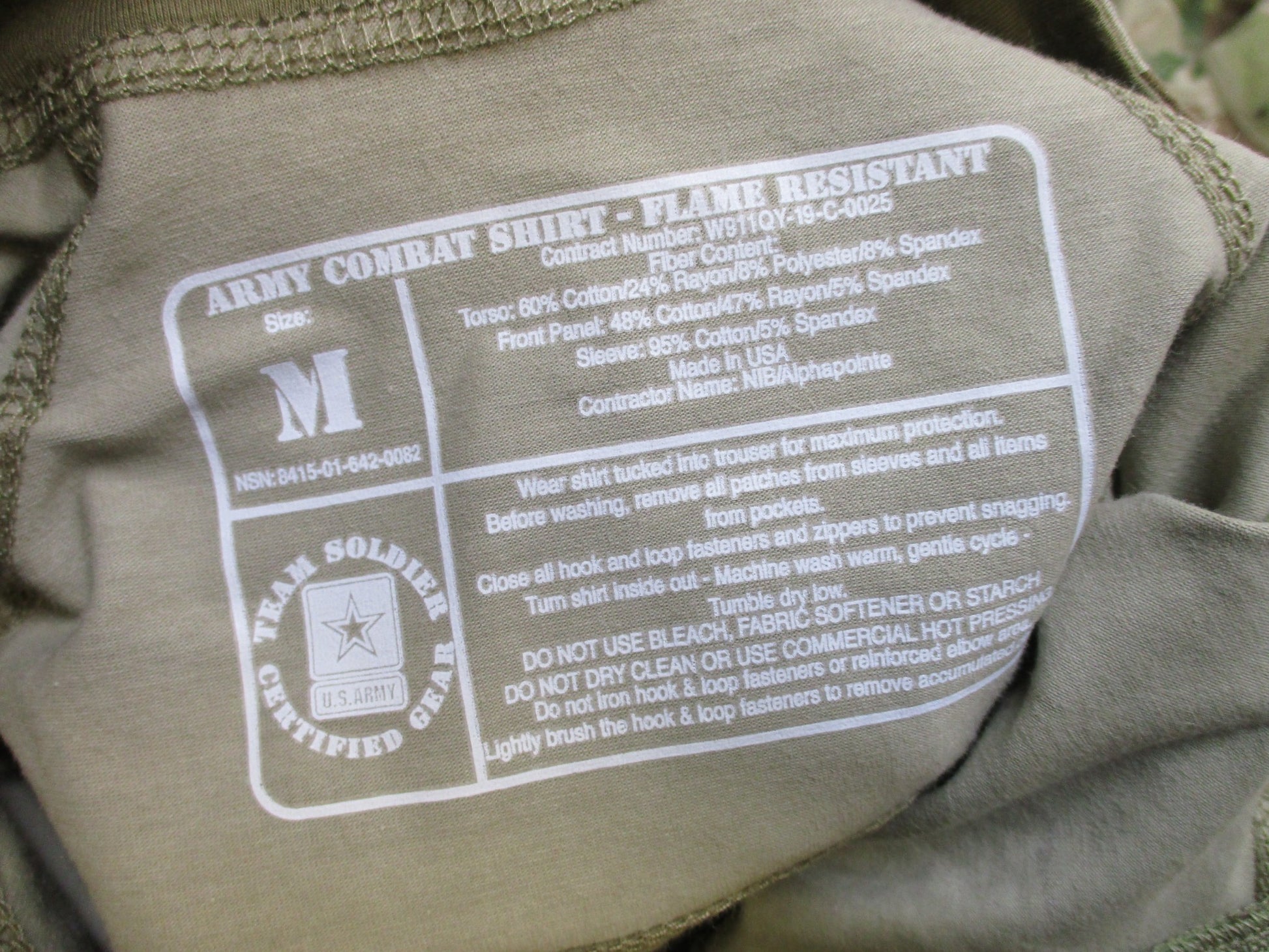 NWOT Army Combat Shirt Medium Multicam Type 2 Zipper 8415-01-642-0082 ACS USGI - Centex Military Gear