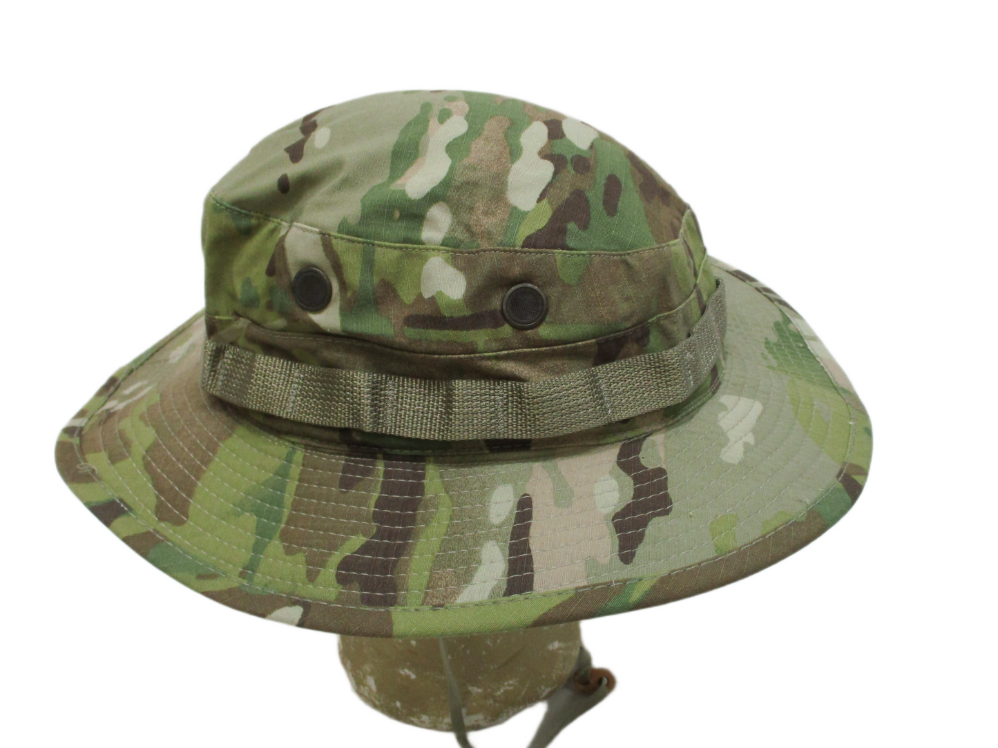 NEW XL OEF SUN HAT USGI ARMY ISSUE OCP MULTICAM BOONIE CAP BUCKET HAT SZ: 7-5/8