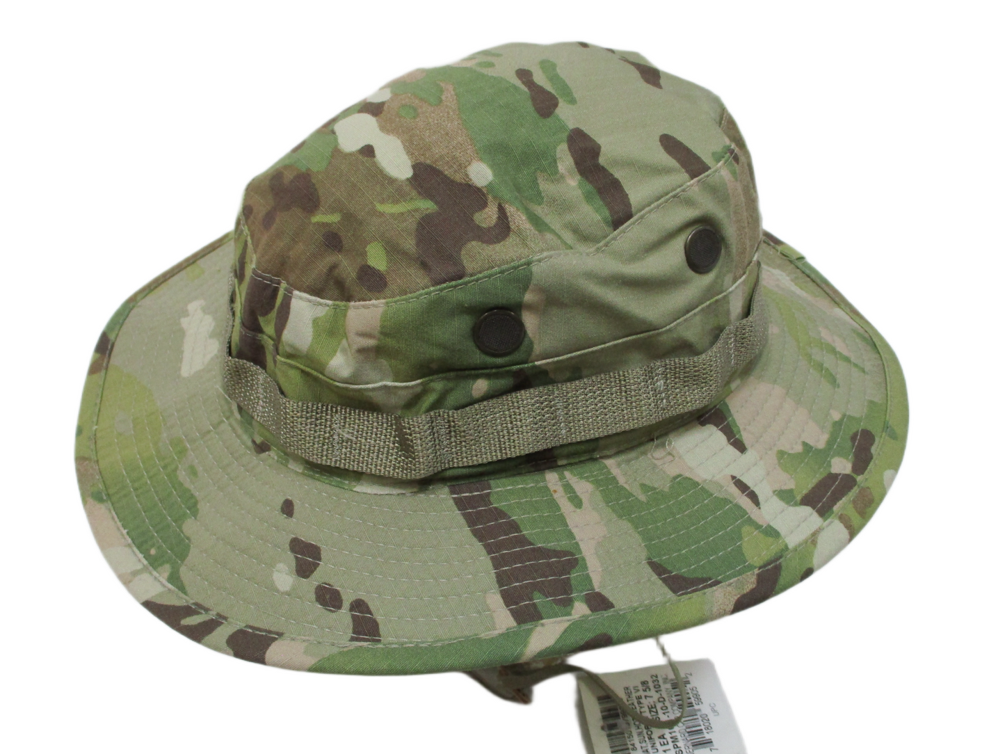 NEW XL OEF SUN HAT USGI ARMY ISSUE OCP MULTICAM BOONIE CAP BUCKET HAT SZ: 7-5/8