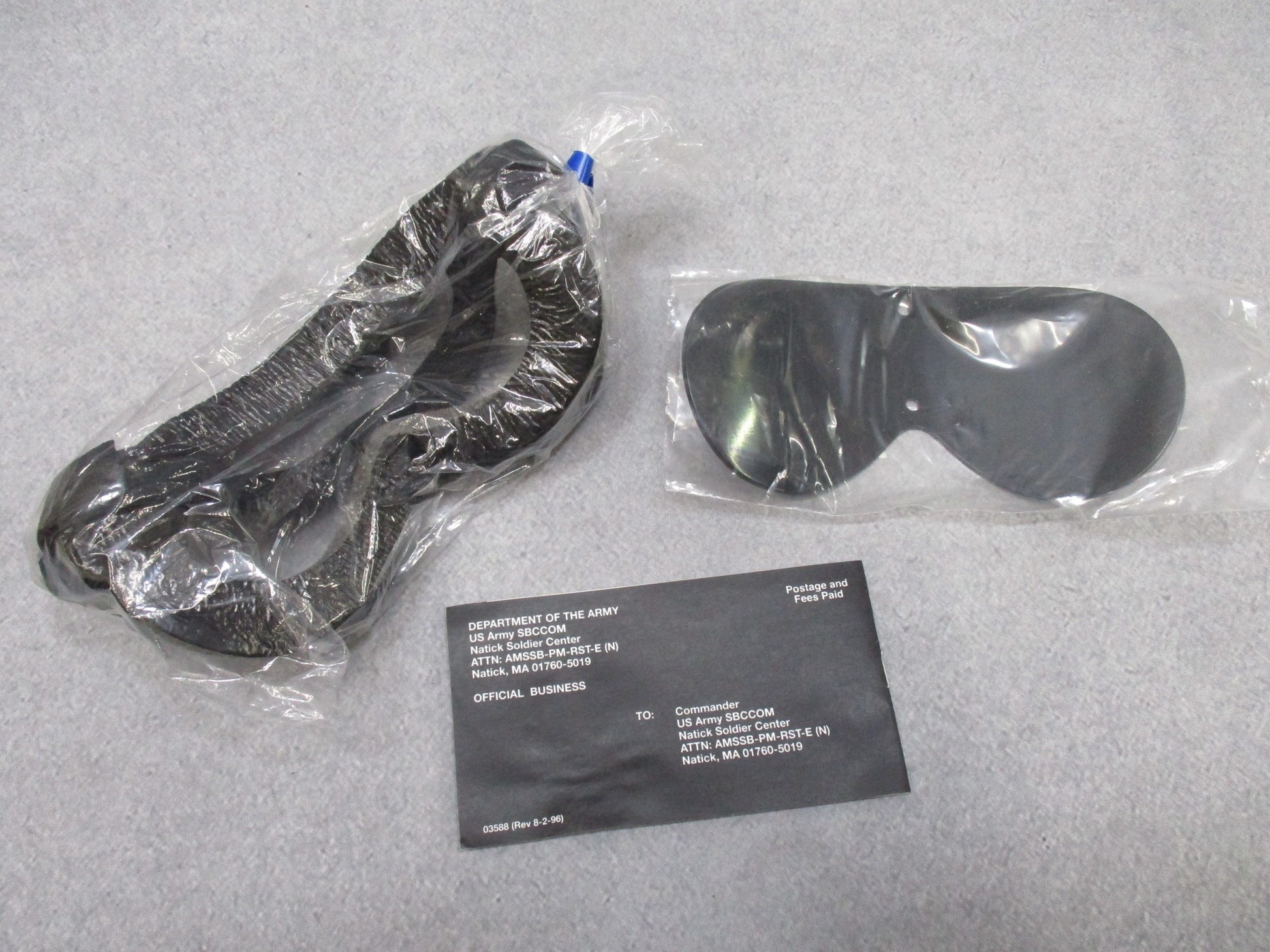 Centex Military Gear vintage USGI military goggles with dual lenses for sun, wind, and dust protection.