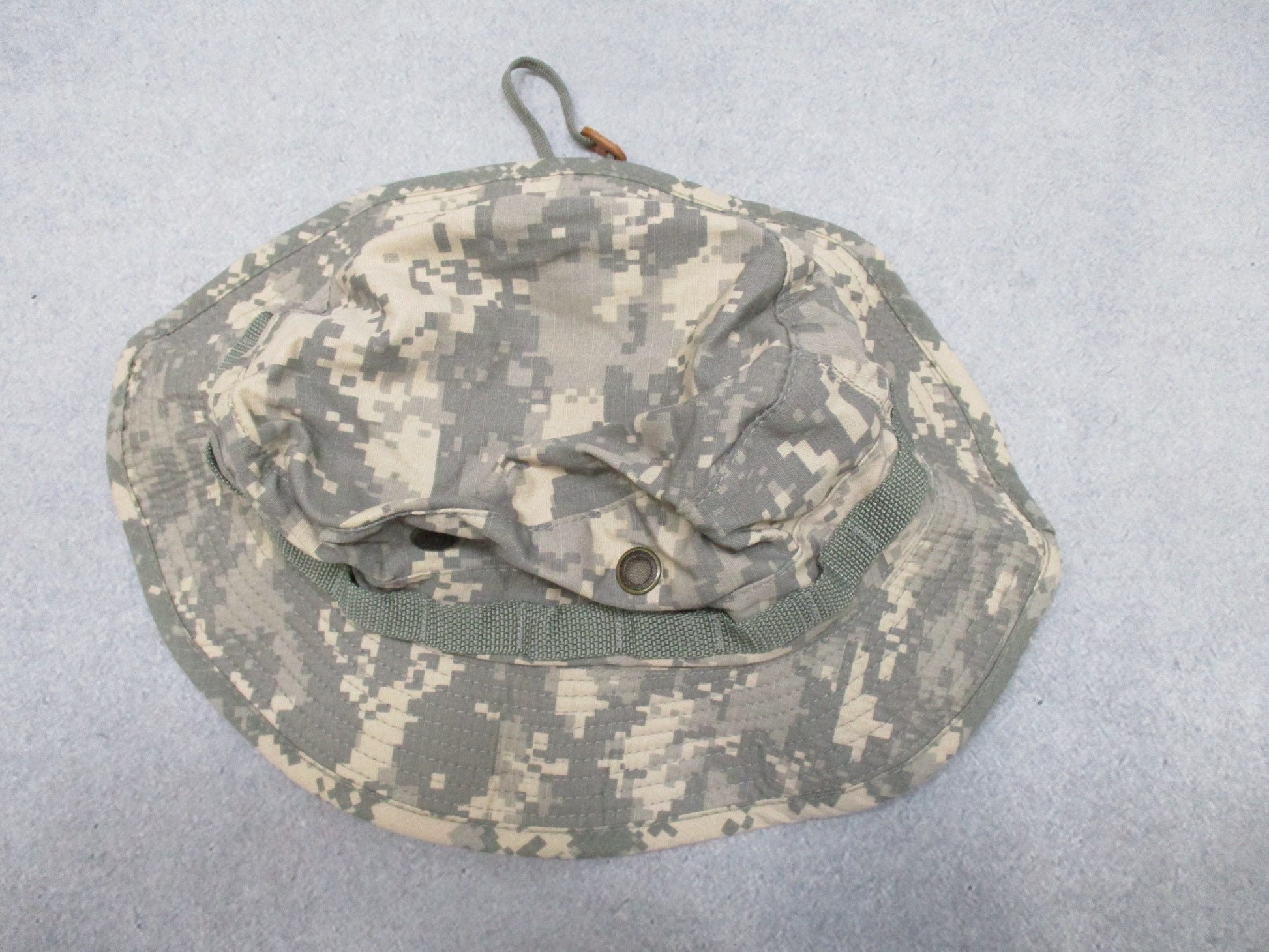 X-LARGE Centex Military Gear ACU digital boonie hat with wide brim, designed for sun protection in outdoor settings.
