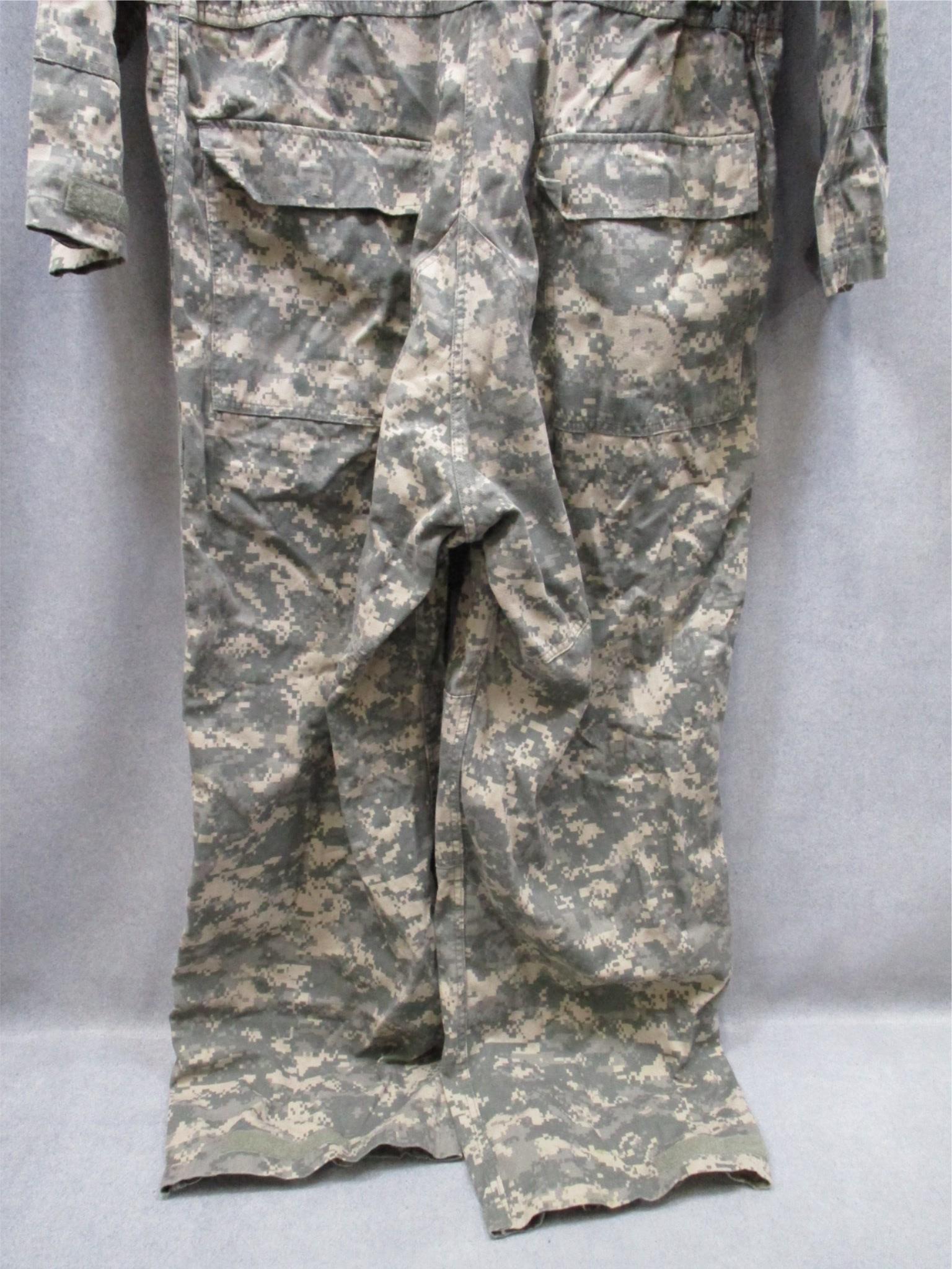 Used US Army Type III Mechanic Coveralls in UCP ACU digital camo, size X-Large by Centex Military Gear.