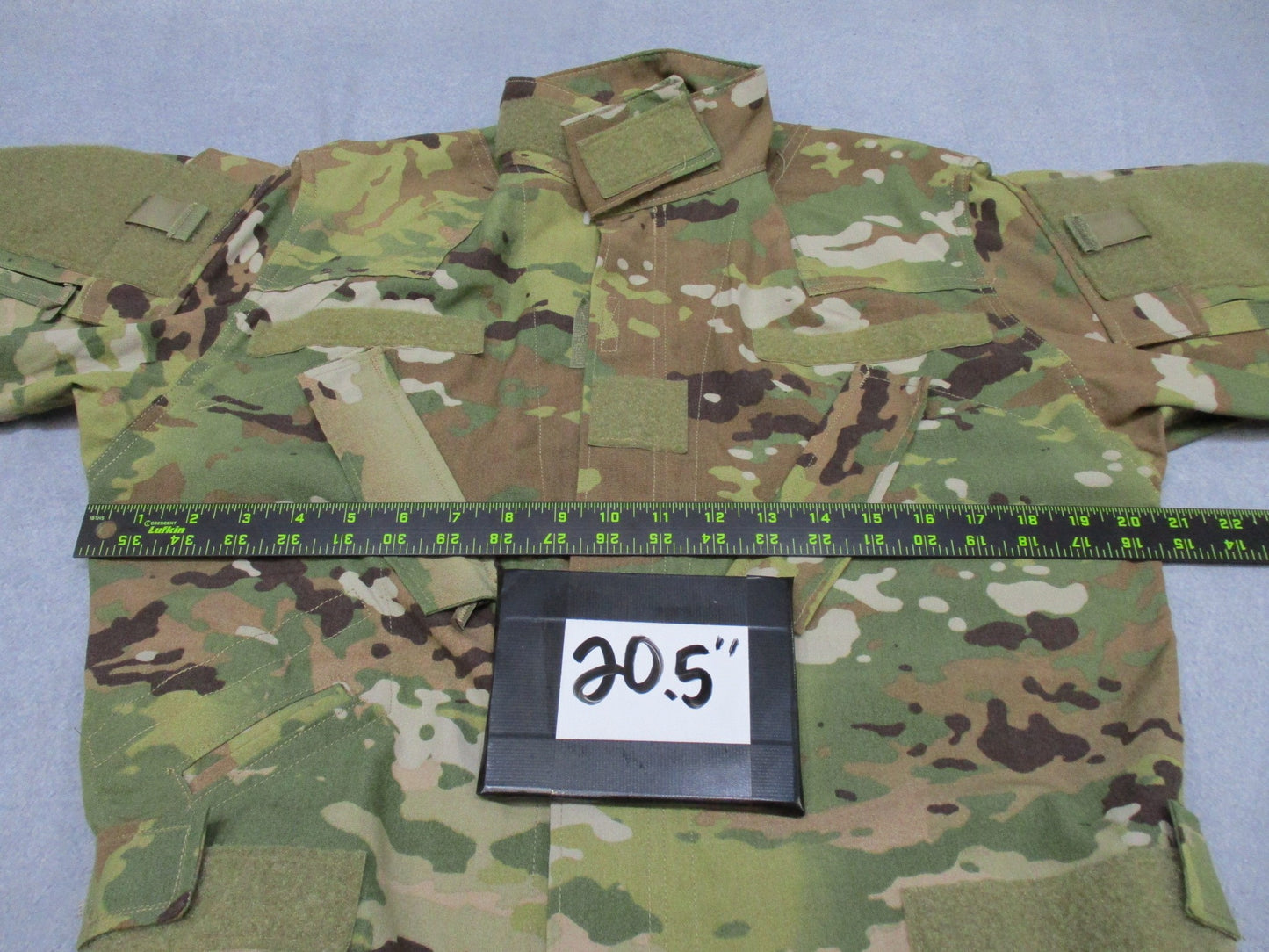 USGI Aircrew Combat Jacket in Scorpion OCP pattern, designed for military use, by Centex Military Gear in size Small Long.