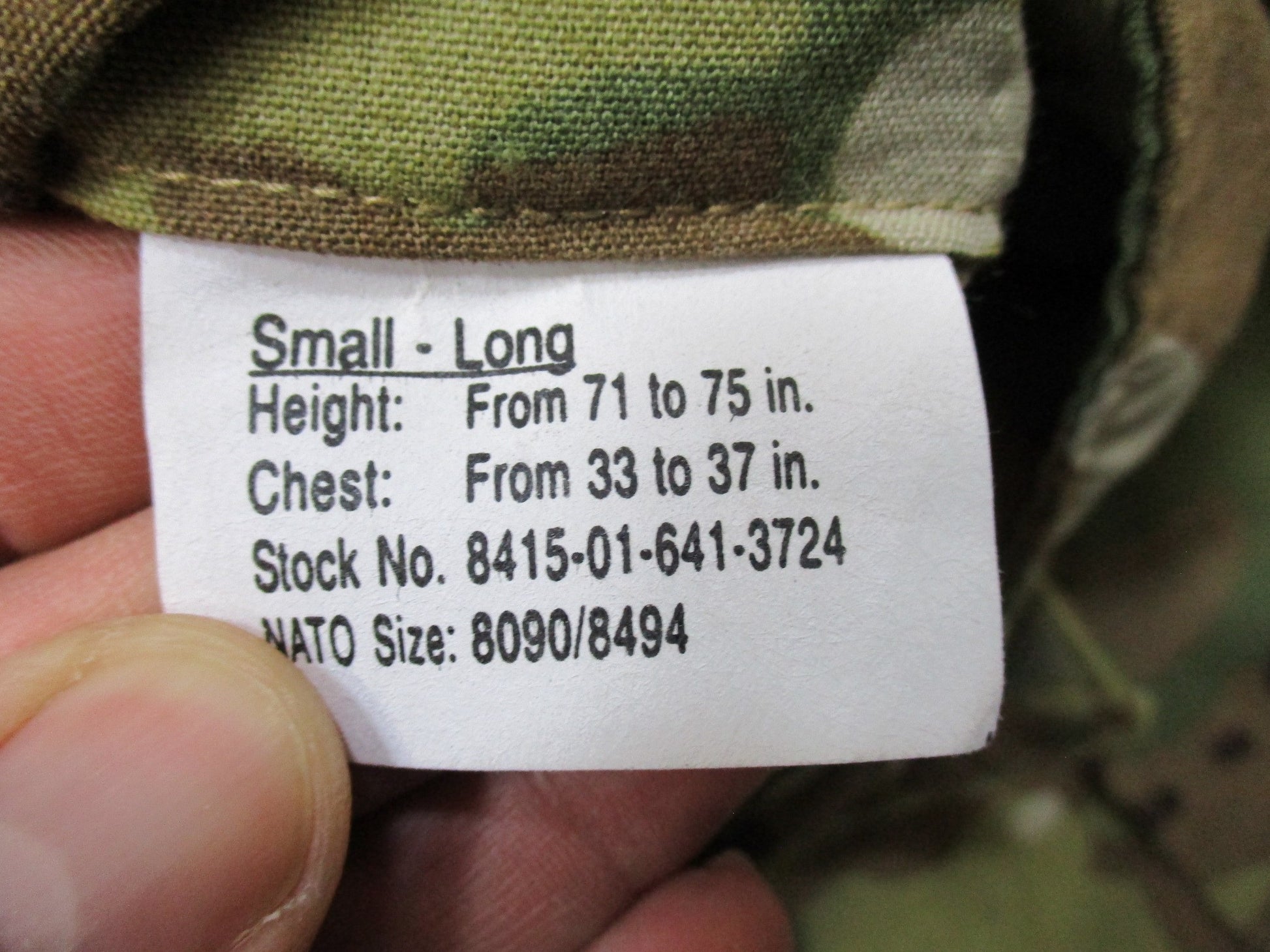 USGI Aircrew Combat Jacket in Scorpion OCP, featuring Nomex fabric, size Small Long, by Centex Military Gear.
