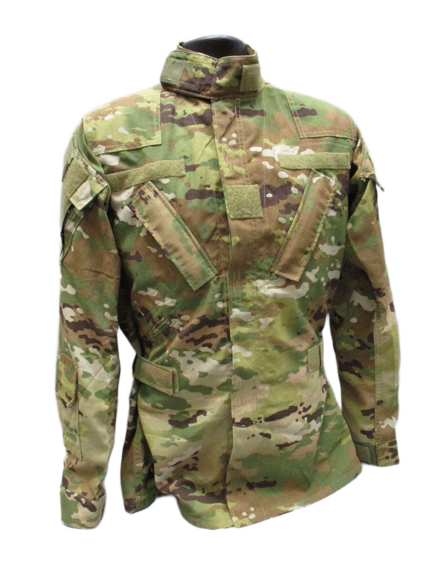 USGI Aircrew Combat Jacket in Scorpion OCP pattern, small long size, made with Nomex for military use by Centex Military Gear.