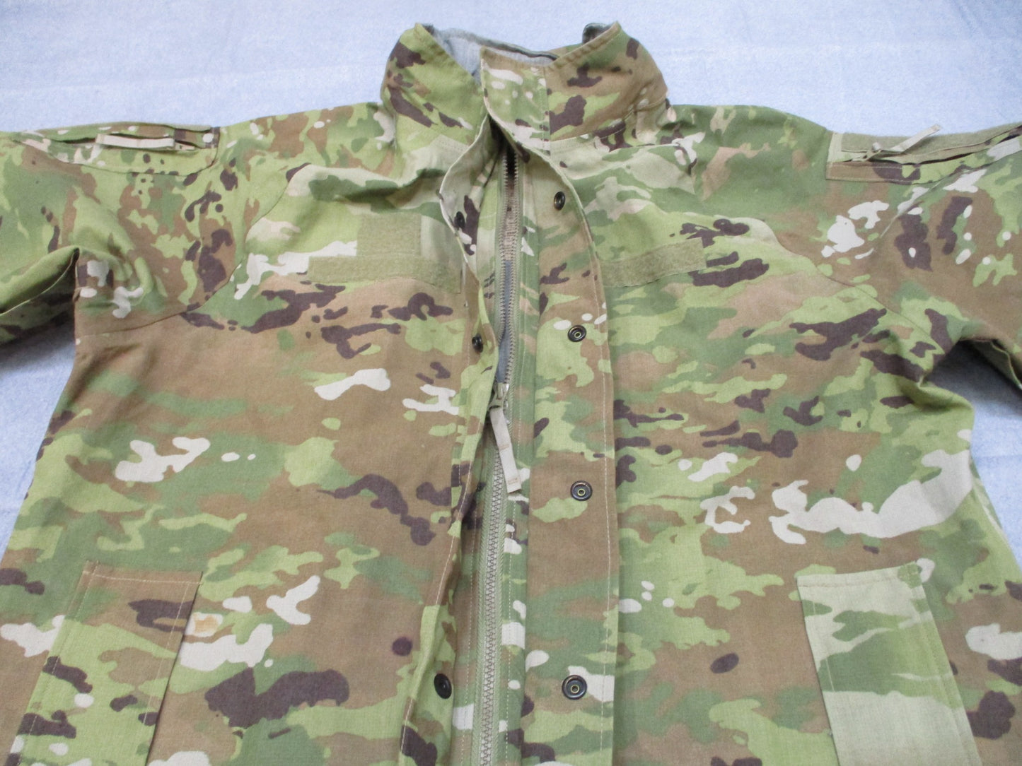 ARMY OCP EWOL PARKA FLAME RESISTANT GORE-TEX MULTICAM JACKET LARGE/SHORT VGC