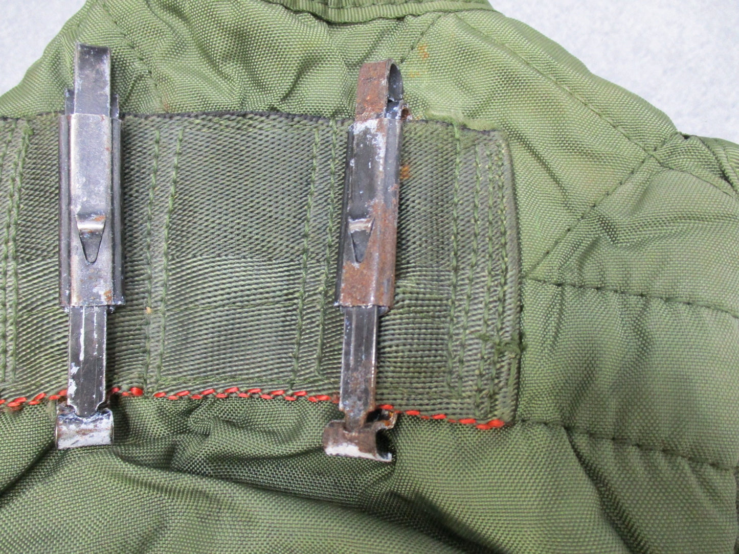 Set of 4 Centex Military Gear USGI 1 Qt canteen covers in OD green with ALICE clips and insulation features.