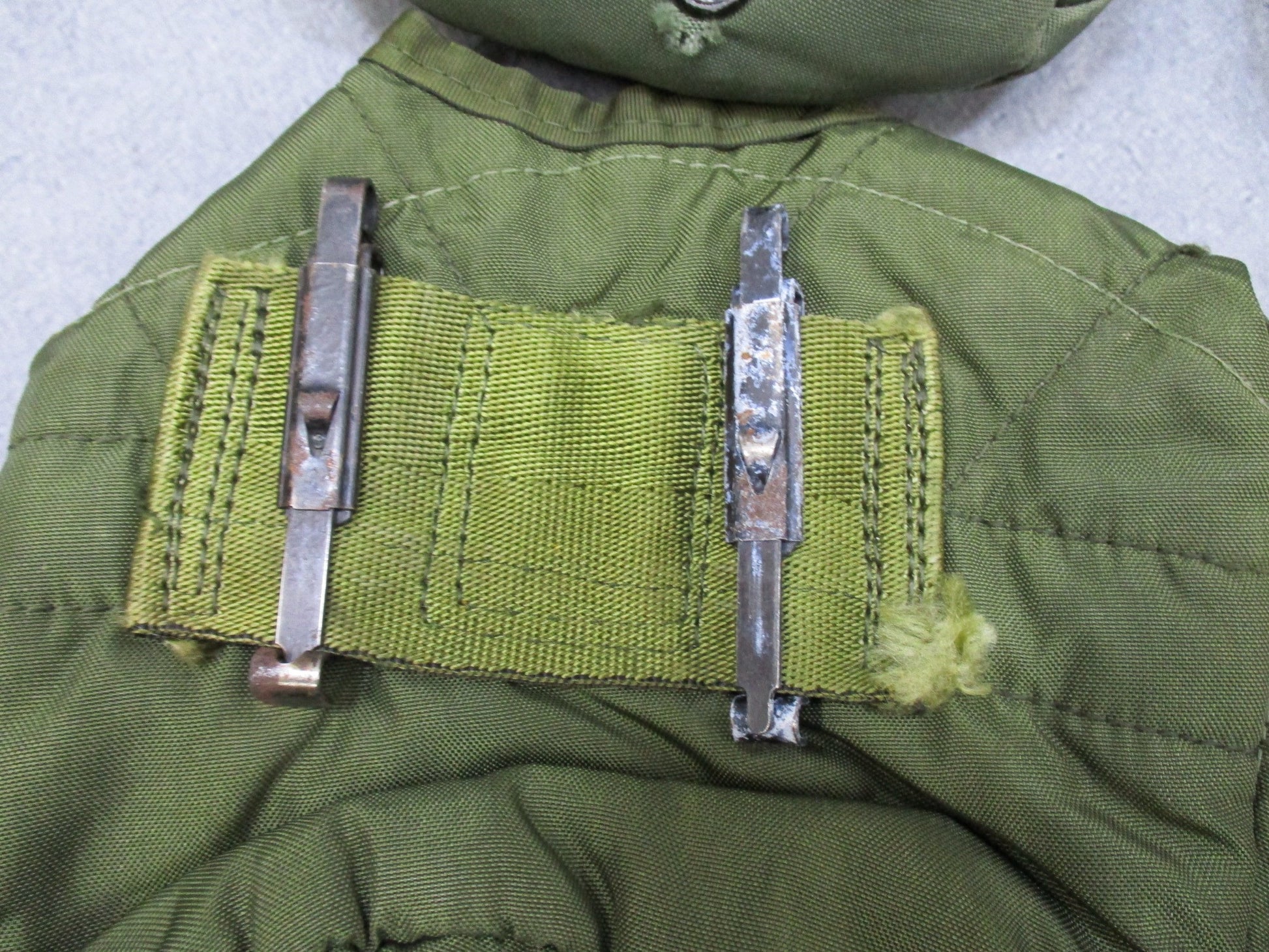 Set of 4 Centex Military Gear OD Green canteen covers with ALICE clips, insulated for durability and functionality.