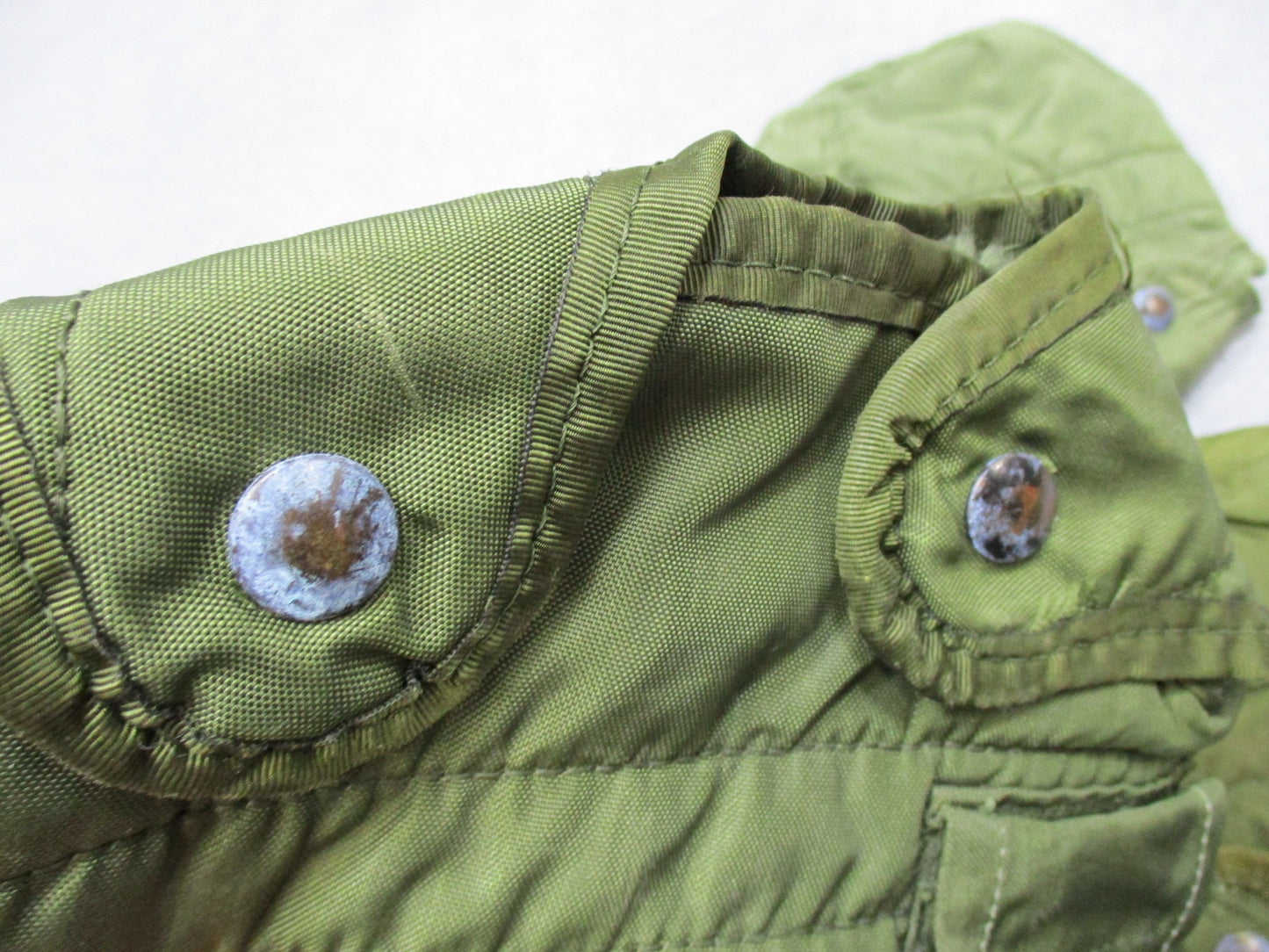Set of 4 Centex Military Gear OD Green canteen covers with ALICE clips and insulation for 1 Qt military canteens.