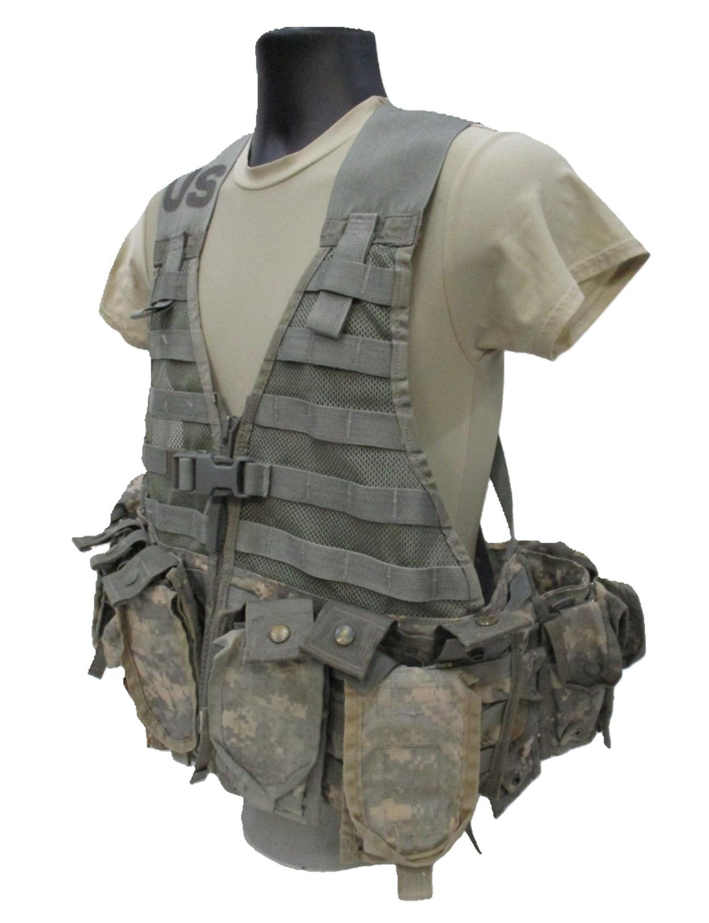 MOLLE VEST ARMY DIGITAL LOADOUT KIT FLC MAGAZINE POUCHES CHEST RIG LBE LCE