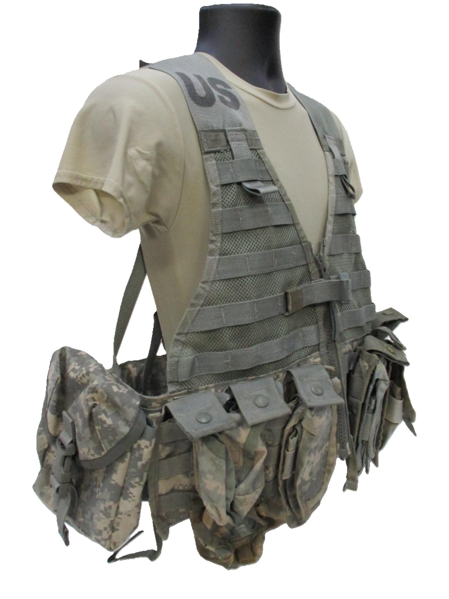 MOLLE VEST ARMY DIGITAL LOADOUT KIT FLC MAGAZINE POUCHES CHEST RIG LBE LCE