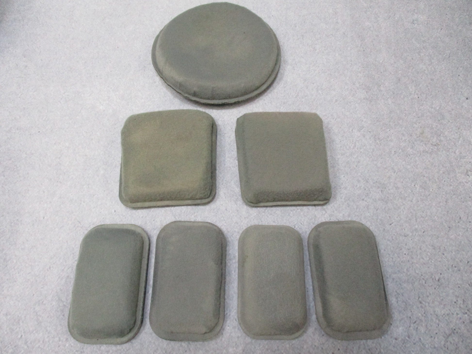 Centex Military Gear ACH Advanced Combat Helmet in foliage green with pads and chinstrap, size medium, ballistic protection.