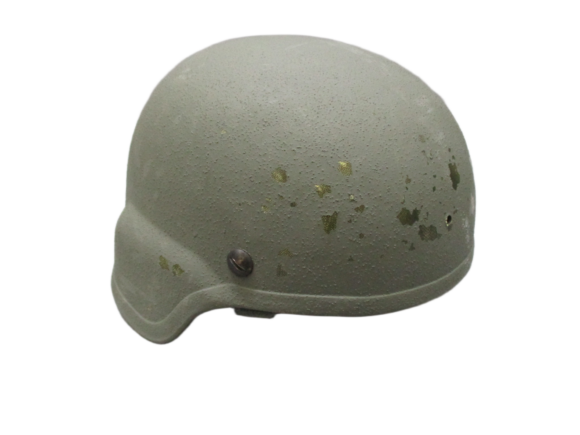 Centex Military Gear ACH Advanced Combat Helmet in size medium, foliage green with padded interior, chinstrap, and ballistic features.