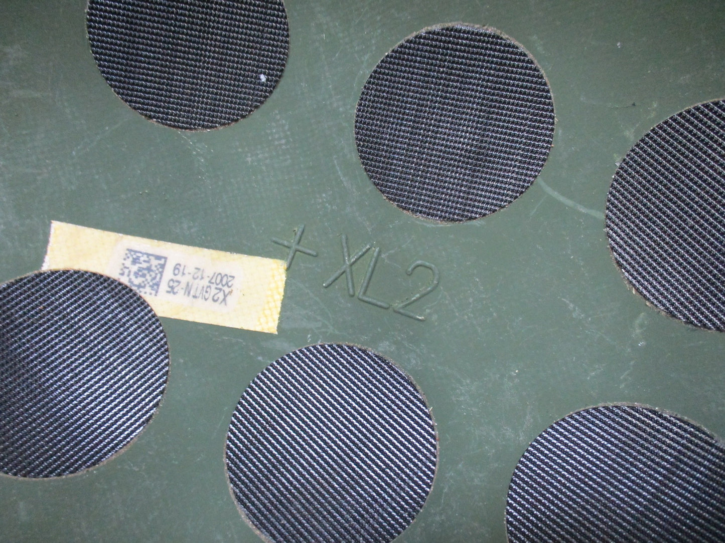 Centex Military Gear ACH advanced combat helmet XL with NVG mount and OD green Ops-Core chinstrap, military tactical head protection