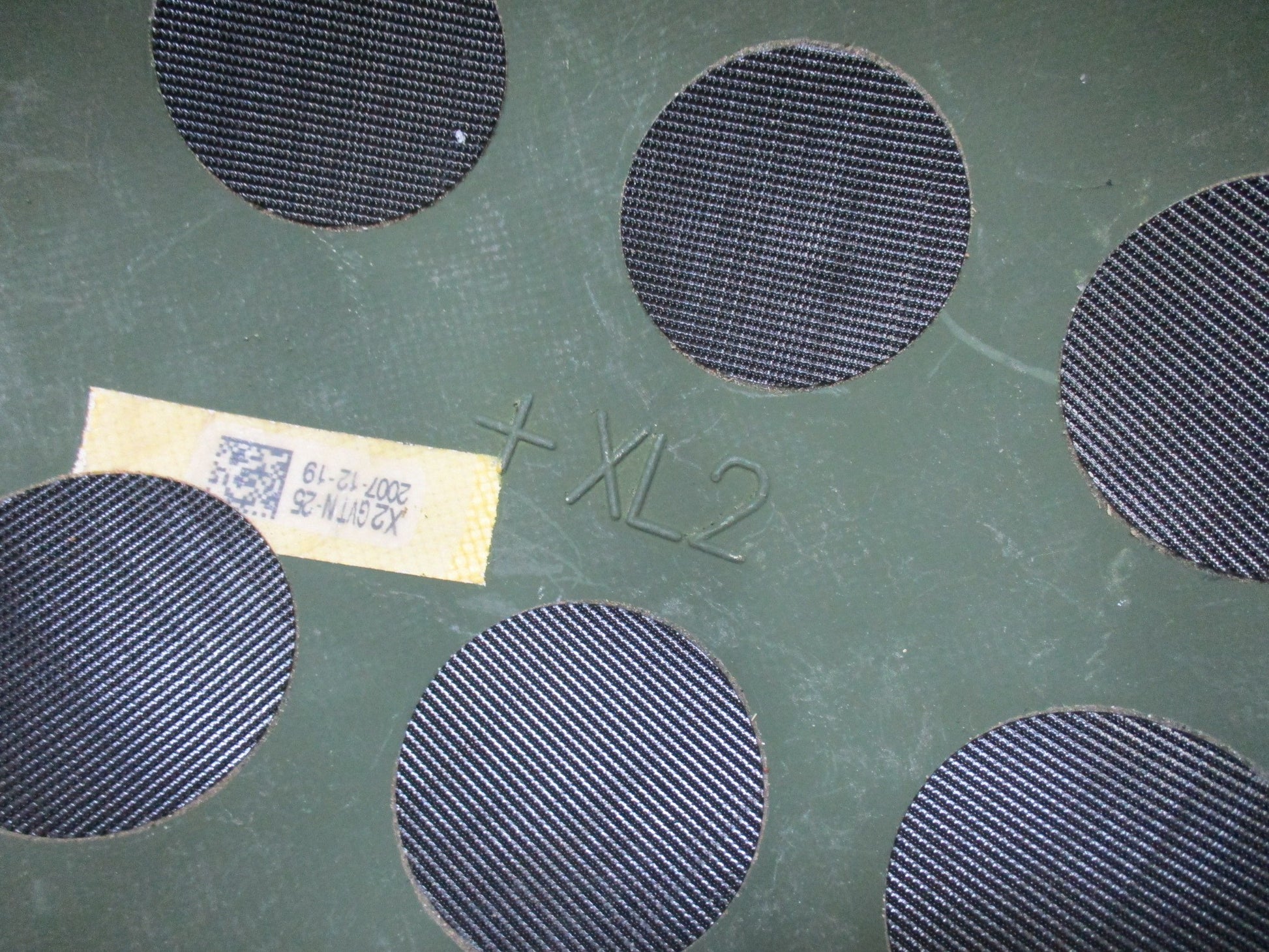 Centex Military Gear ACH advanced combat helmet XL with NVG mount and OD green Ops-Core chinstrap, military tactical head protection