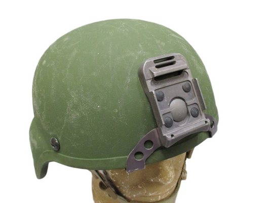 Centex Military Gear ACH Advanced Combat Helmet XL MSA with NVG mount, OD green, featuring new Ops-Core chinstrap.