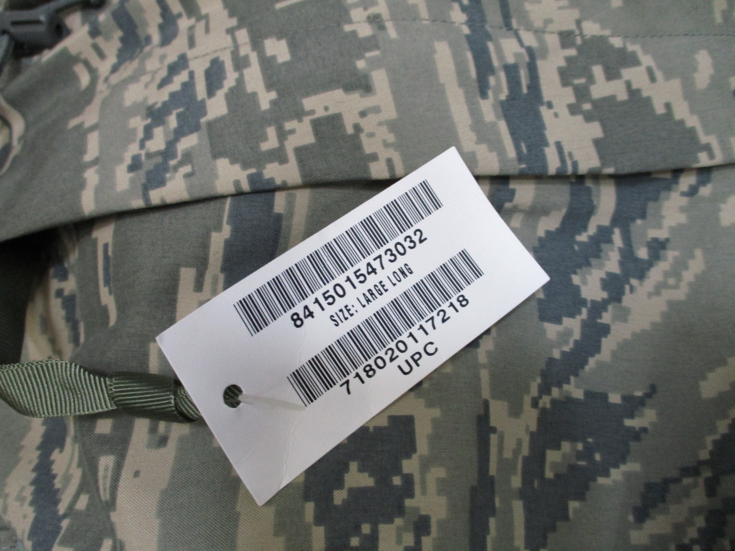 NWT AIR FORCE COLD/ WET WEATHER TROUSER APECS ABDU LARGE/LONG TIGER STRIPE USAF