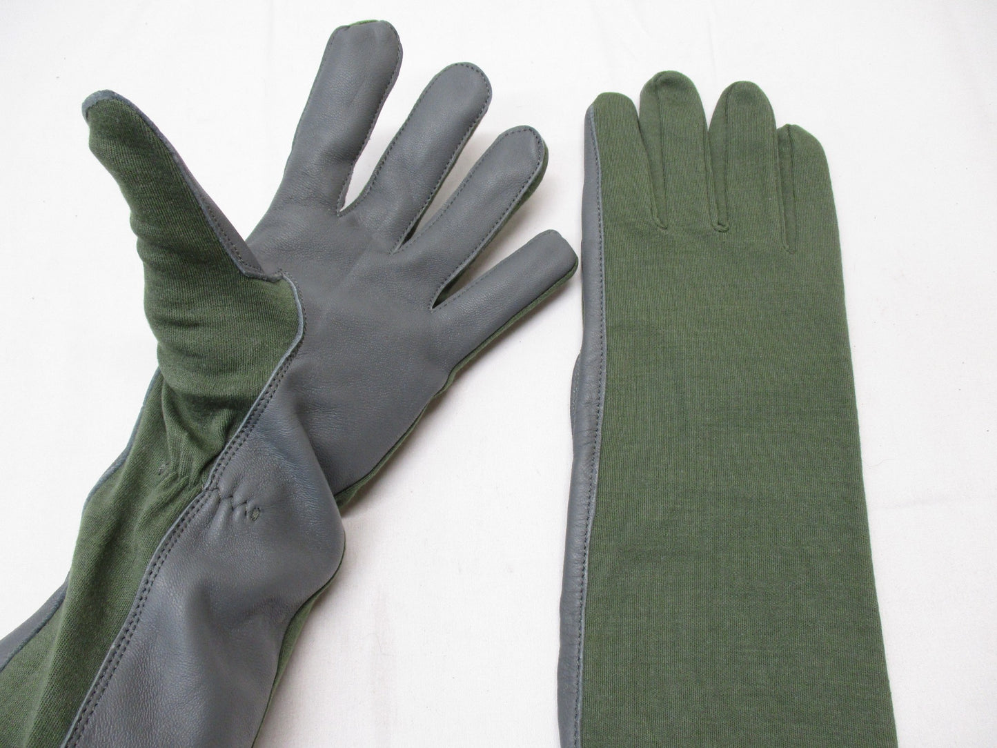 USGI MILITARY SUMMER FLYER'S GLOVES GREEN AVIATION TACTICAL FLIGHT GLOVE SIZE:11 - Centex Military Gear