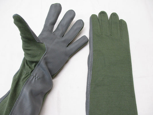 USGI MILITARY SUMMER FLYER'S GLOVES GREEN AVIATION TACTICAL FLIGHT GLOVE SIZE:11 - Centex Military Gear
