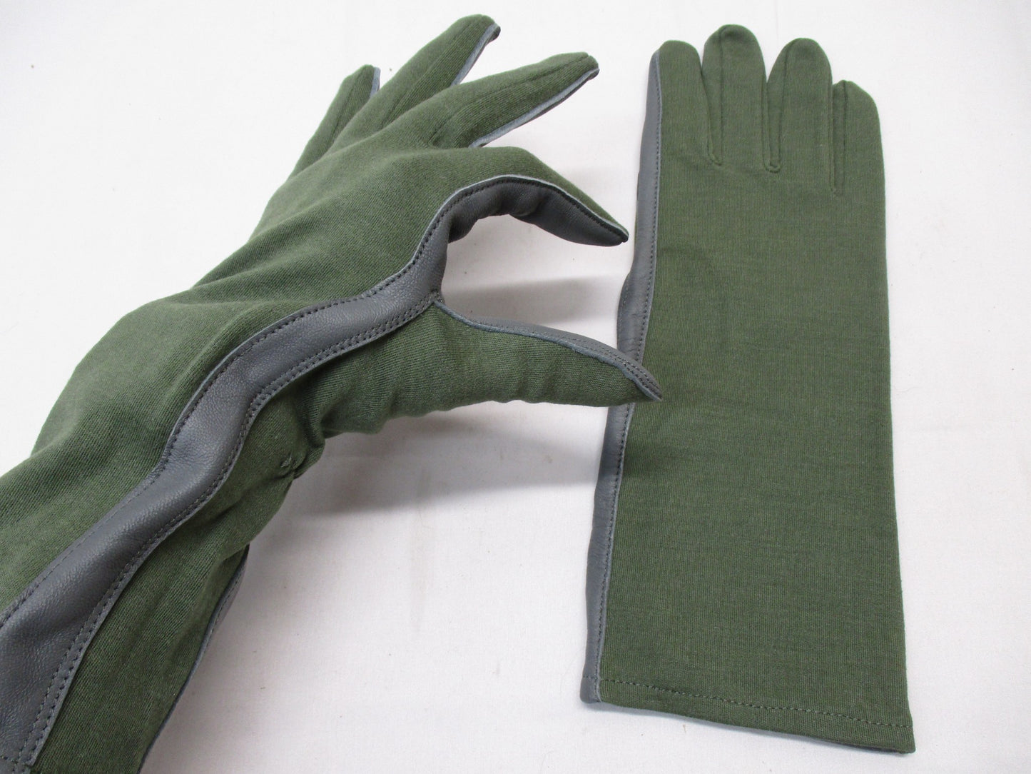 USGI MILITARY SUMMER FLYER'S GLOVES GREEN AVIATION TACTICAL FLIGHT GLOVE SIZE:11 - Centex Military Gear