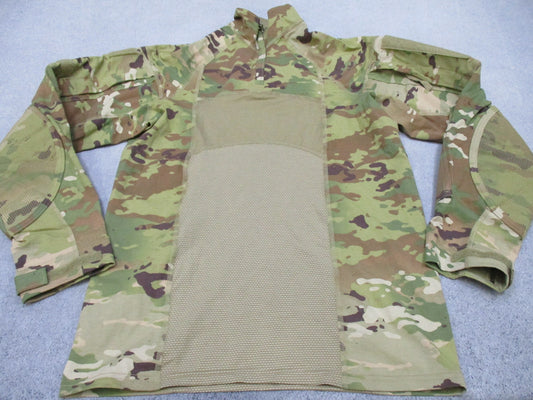US Army FR Combat Shirt by Centex Military Gear, M OCP Scorpion pattern, 1/4 zip, suitable for hot weather, NSN 8415-01-642-0082