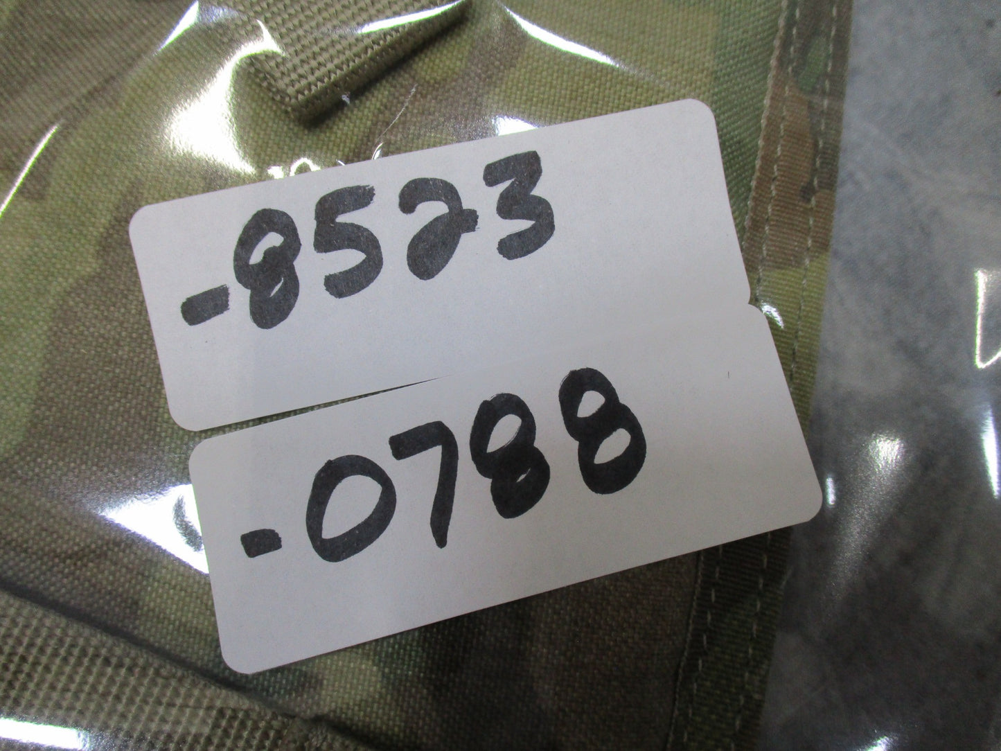 Used Multicam lower back protector butt pad from Centex Military Gear, Army OCP, with padded support and durable fabric.