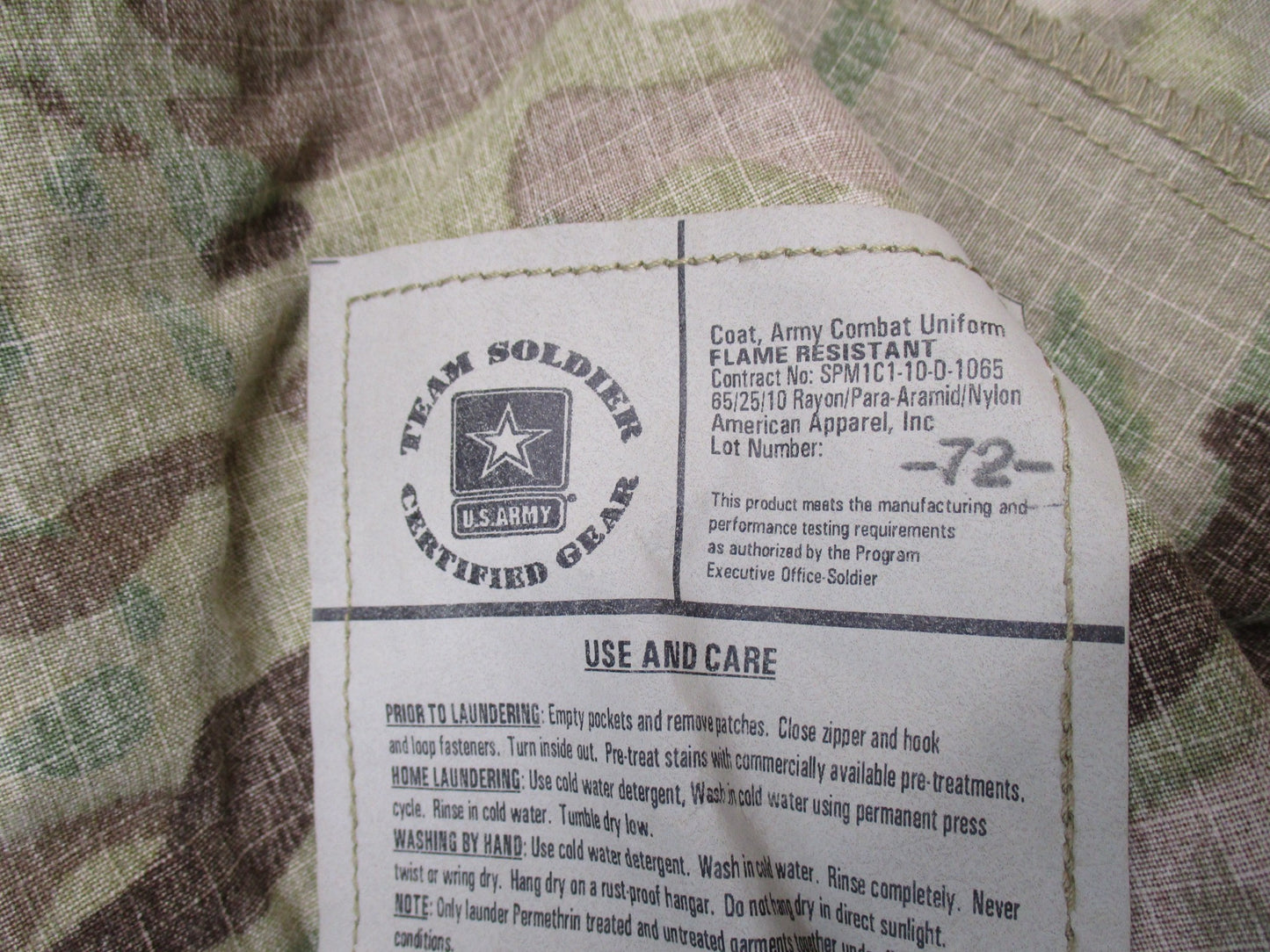 Multicam Large/XX-Long Shirt Coat Flame Resistant FRACU Original OCP Army Top - Centex Military Gear