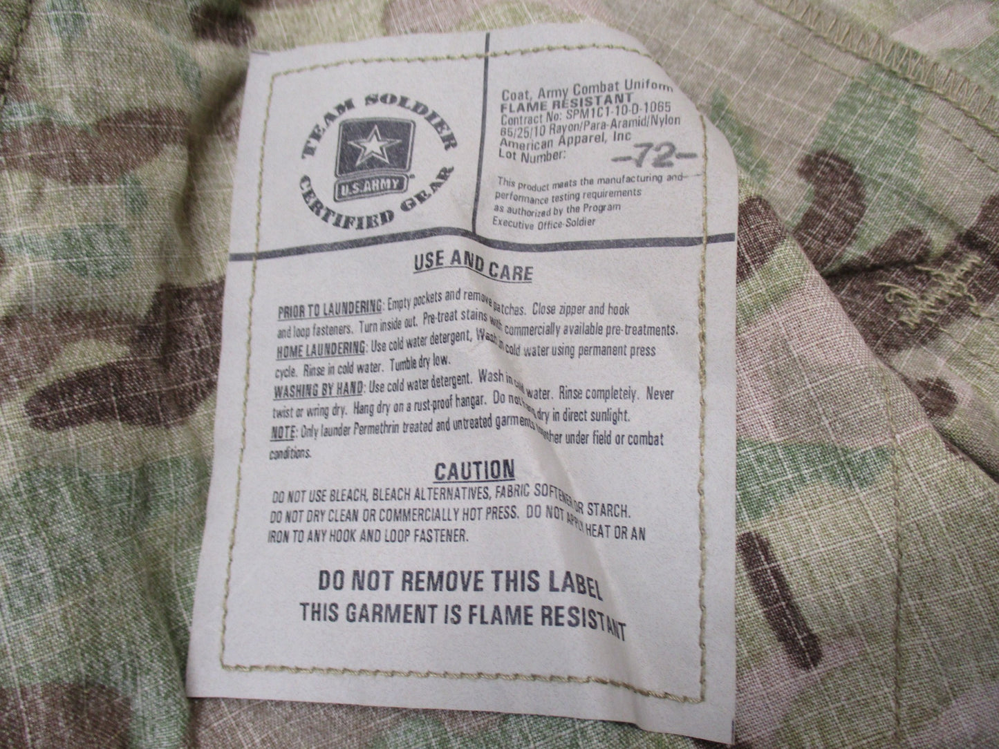 Multicam Large/XX-Long Shirt Coat Flame Resistant FRACU Original OCP Army Top - Centex Military Gear