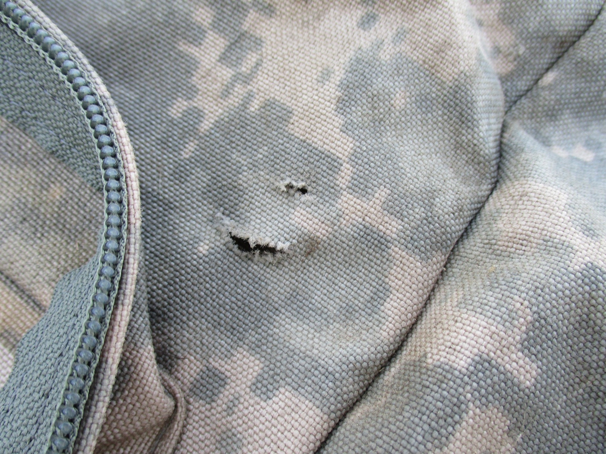 Centex Military Gear NAR Talon II 90C medical litter with carry bag, foldable ACU camouflage stretcher, used by the army