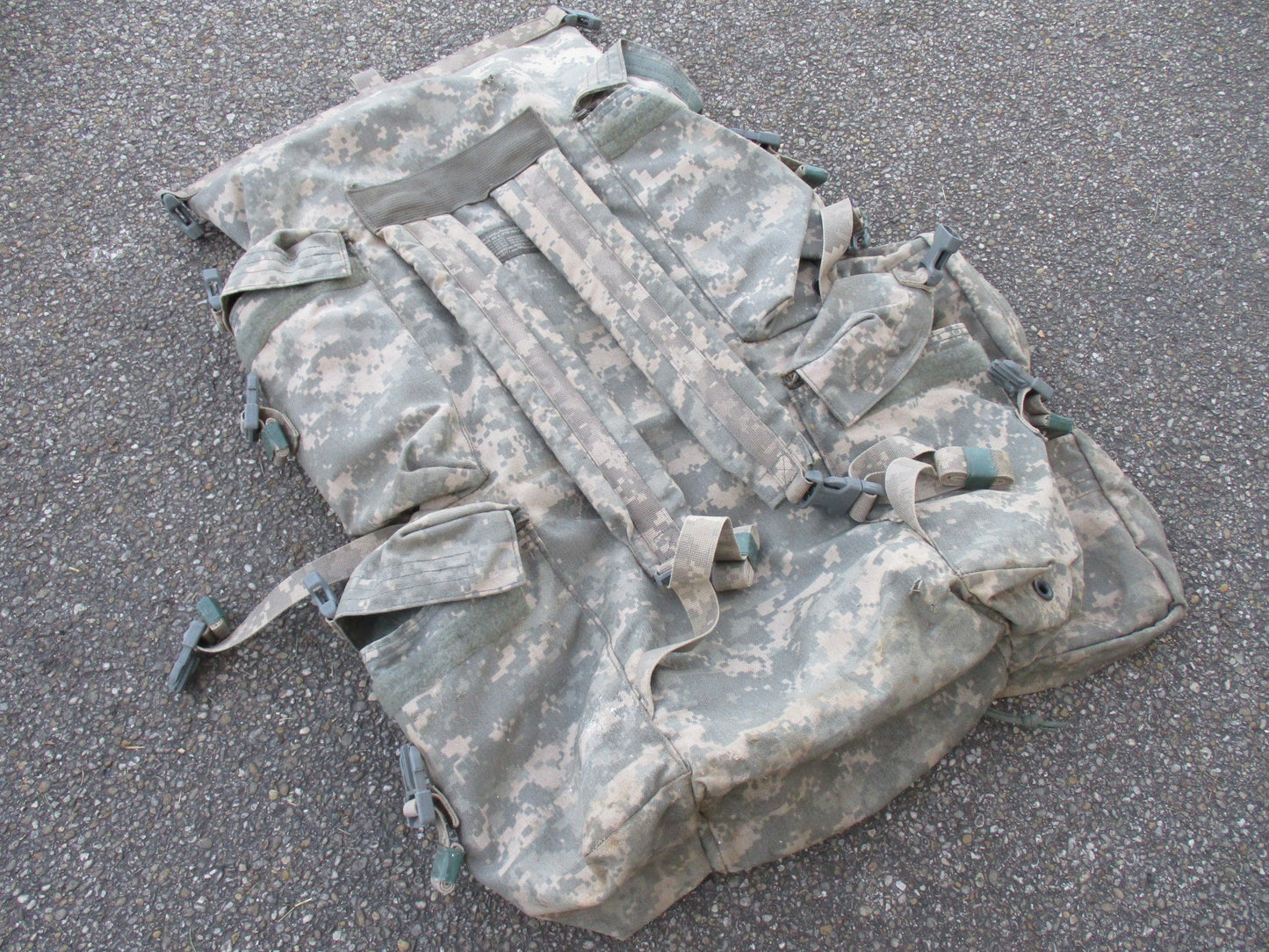 Centex Military Gear NAR Talon II 90C litter with carry bag, foldable ACU medical stretcher for military use, used condition.