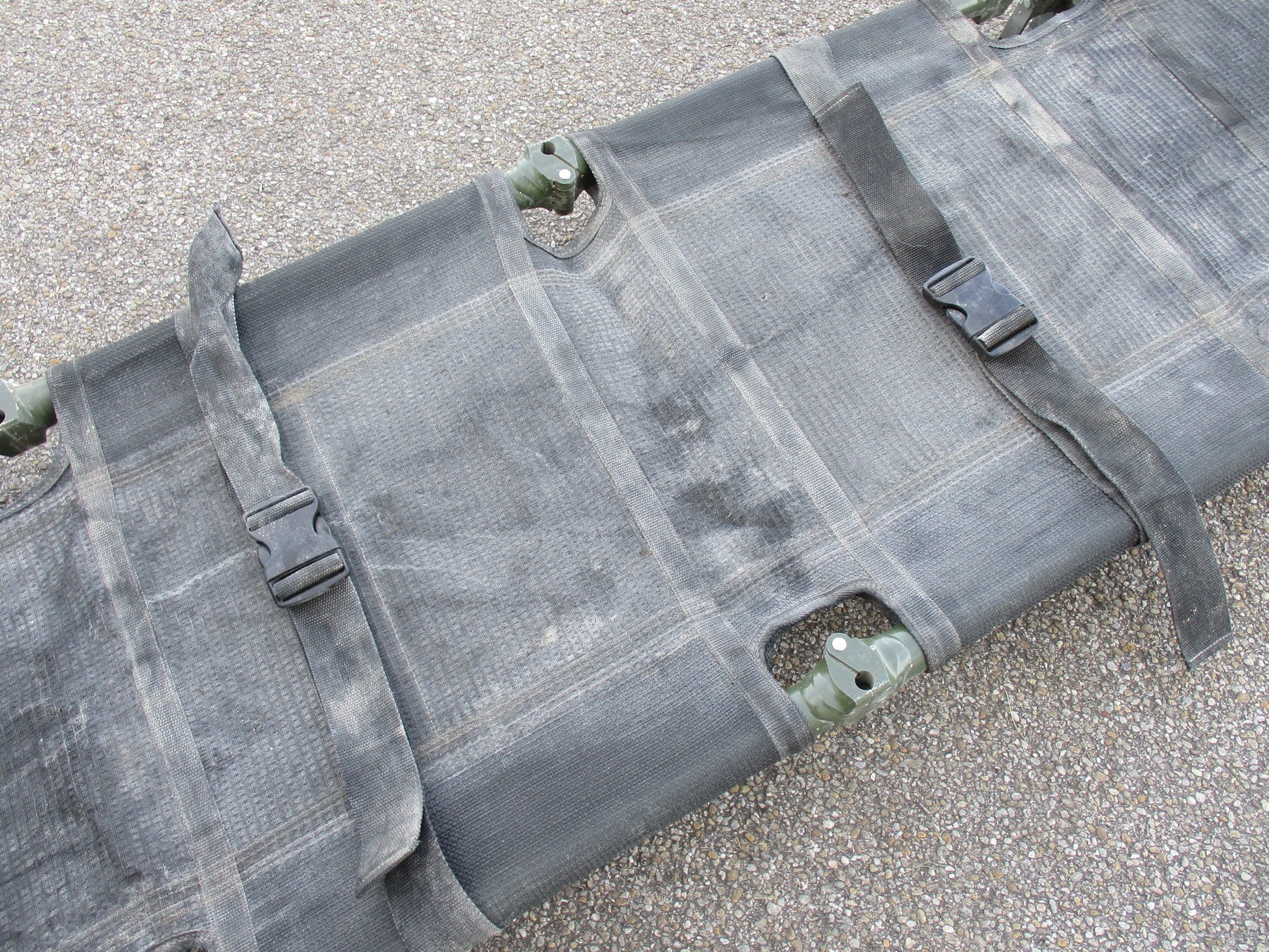 Centex Military Gear NAR Talon II 90C ACU medical litter with carry bag, foldable army stretcher, used condition.