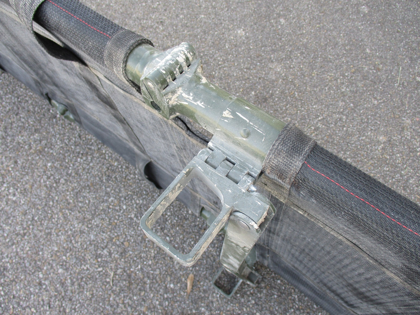 Centex Military Gear NAR Talon II 90C Army litter with carry bag, foldable ACU medical stretcher, used for emergency medical transport