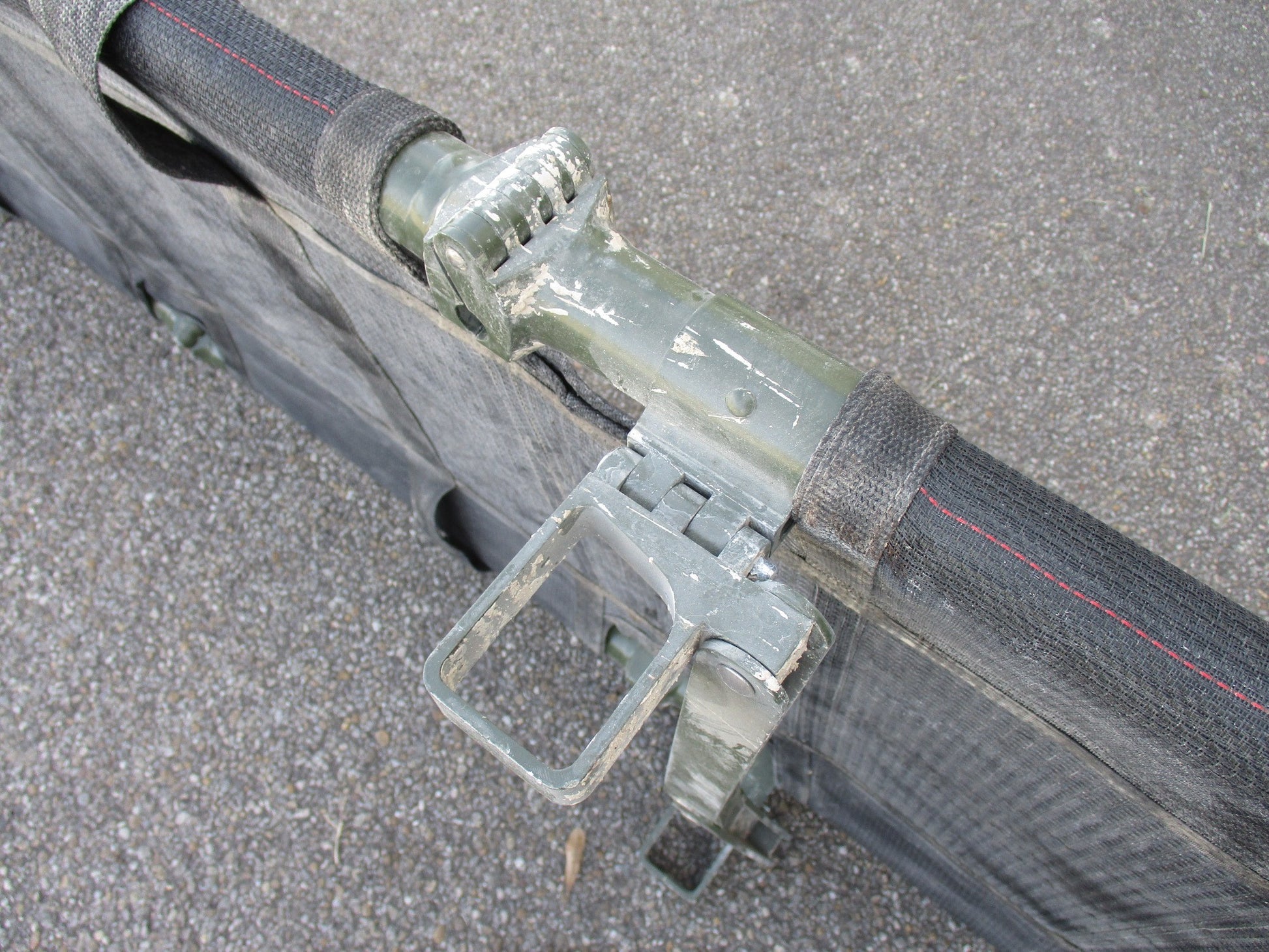 Centex Military Gear NAR Talon II 90C Army litter with carry bag, foldable ACU medical stretcher, used for emergency medical transport