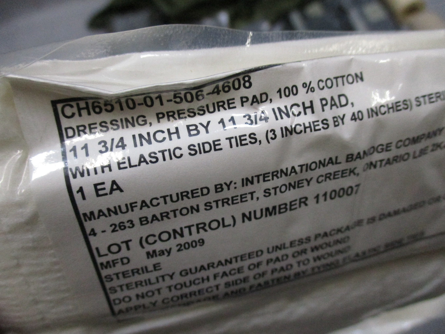 OD Green Trifold CLS Bag w/ Medical Supplies USGI Surplus First Aid Kit Stocked