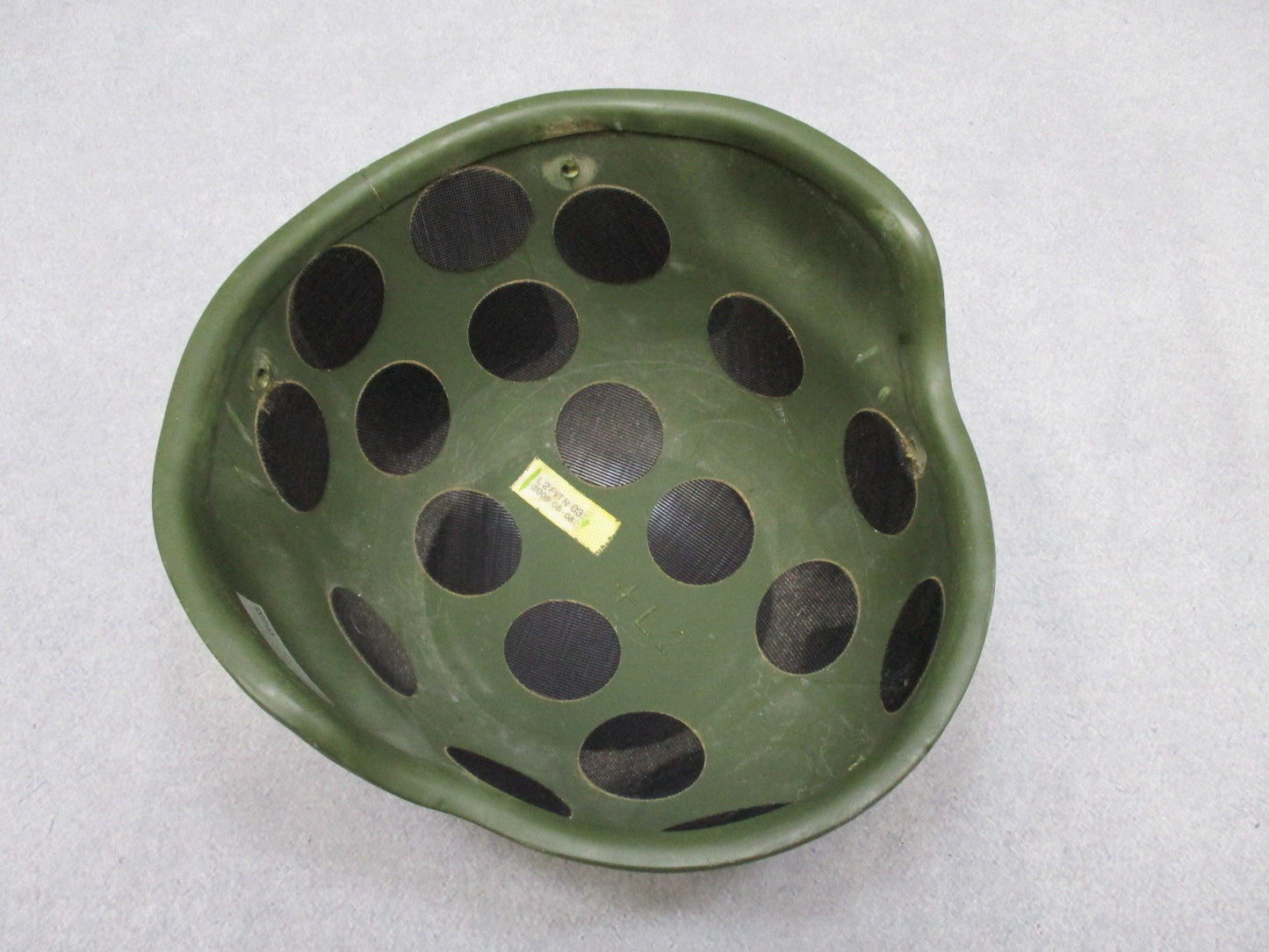 USGI MSA ACH Combat Helmet Large w/ Pads & Chin Strap Military Issue Green