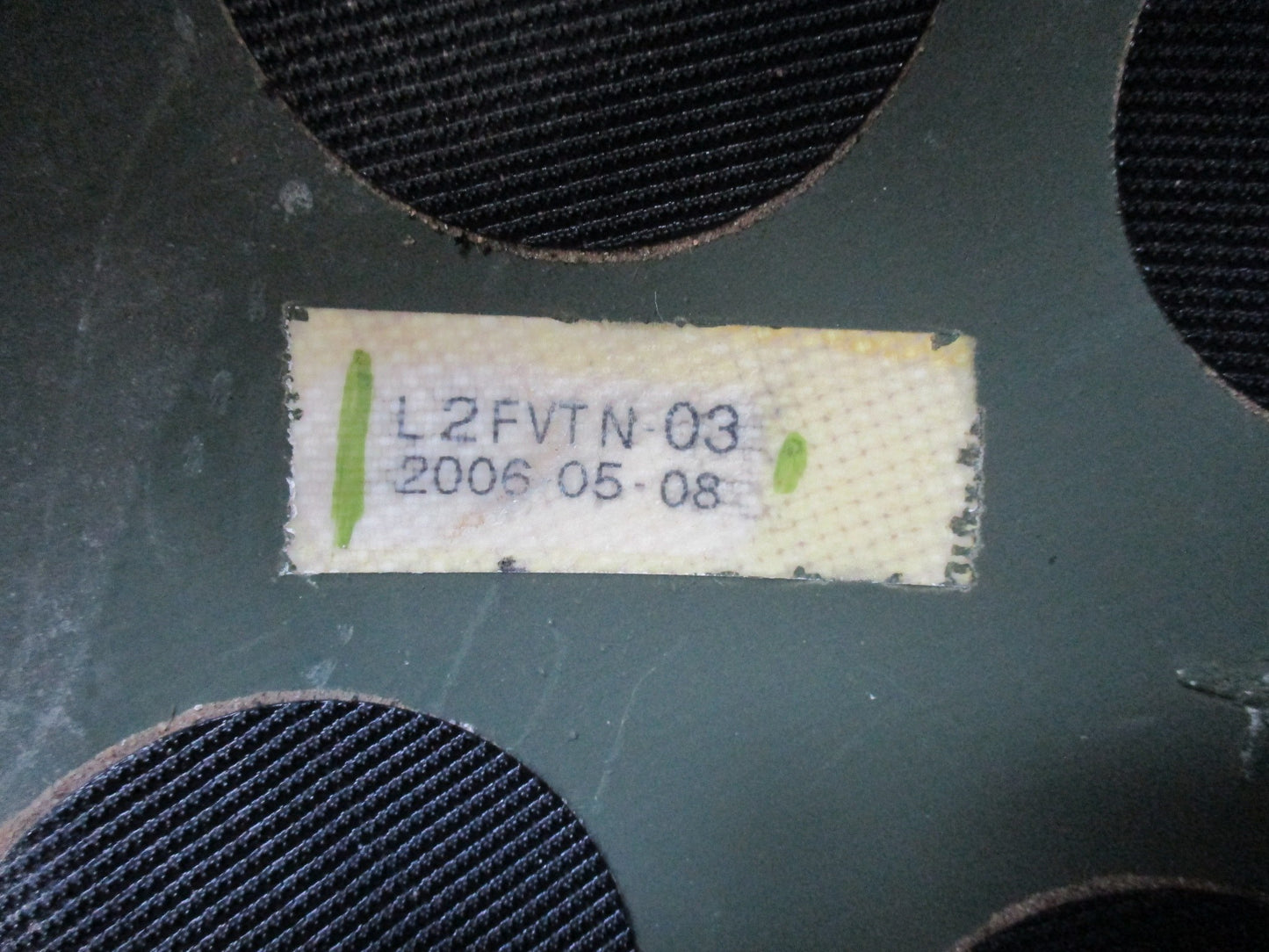 USGI MSA ACH Combat Helmet Large w/ Pads & Chin Strap Military Issue Green