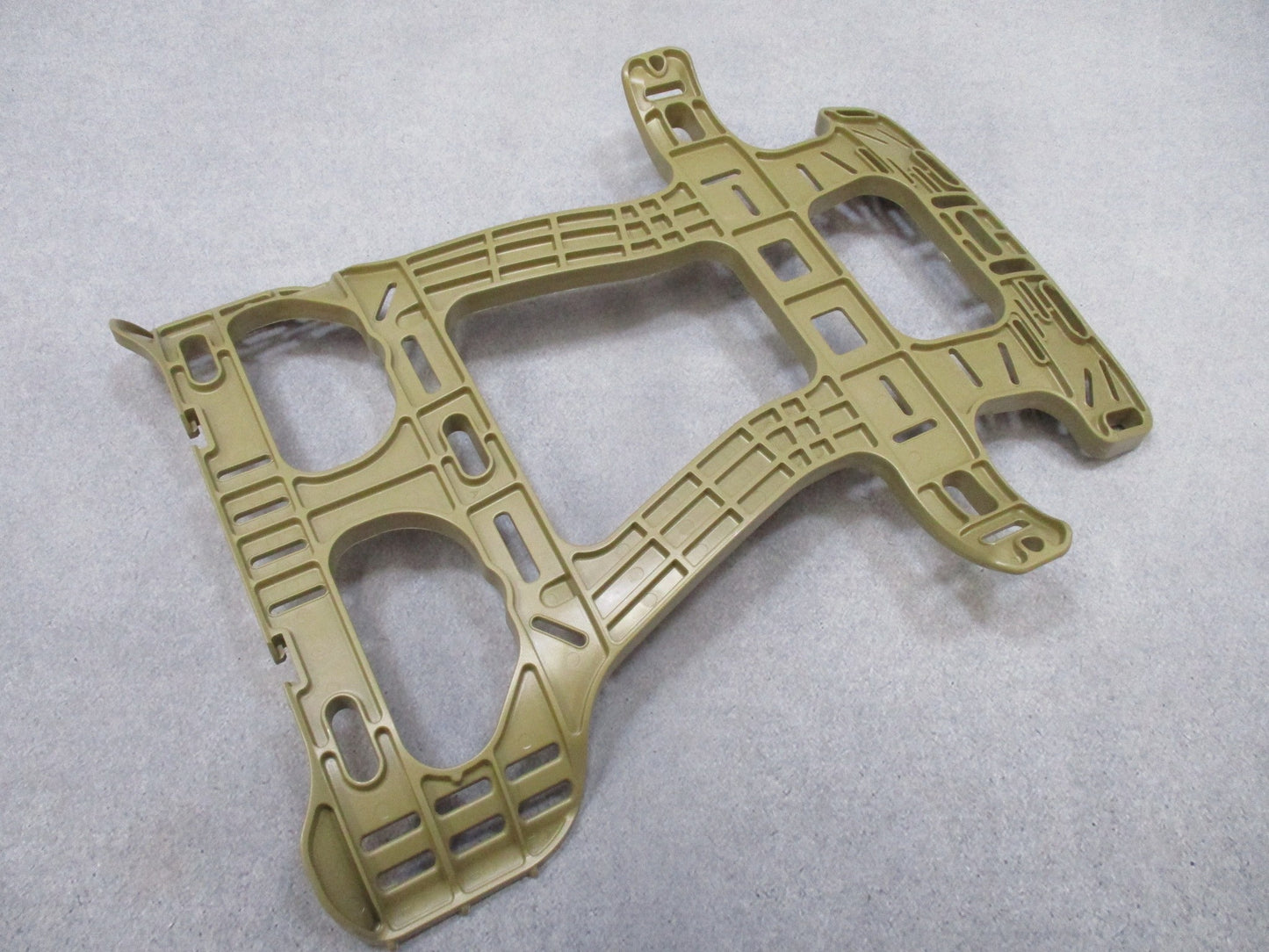 Tan USGI MOLLE 4K Main Pack Frame with external frame, designed for military use by Centex Military Gear