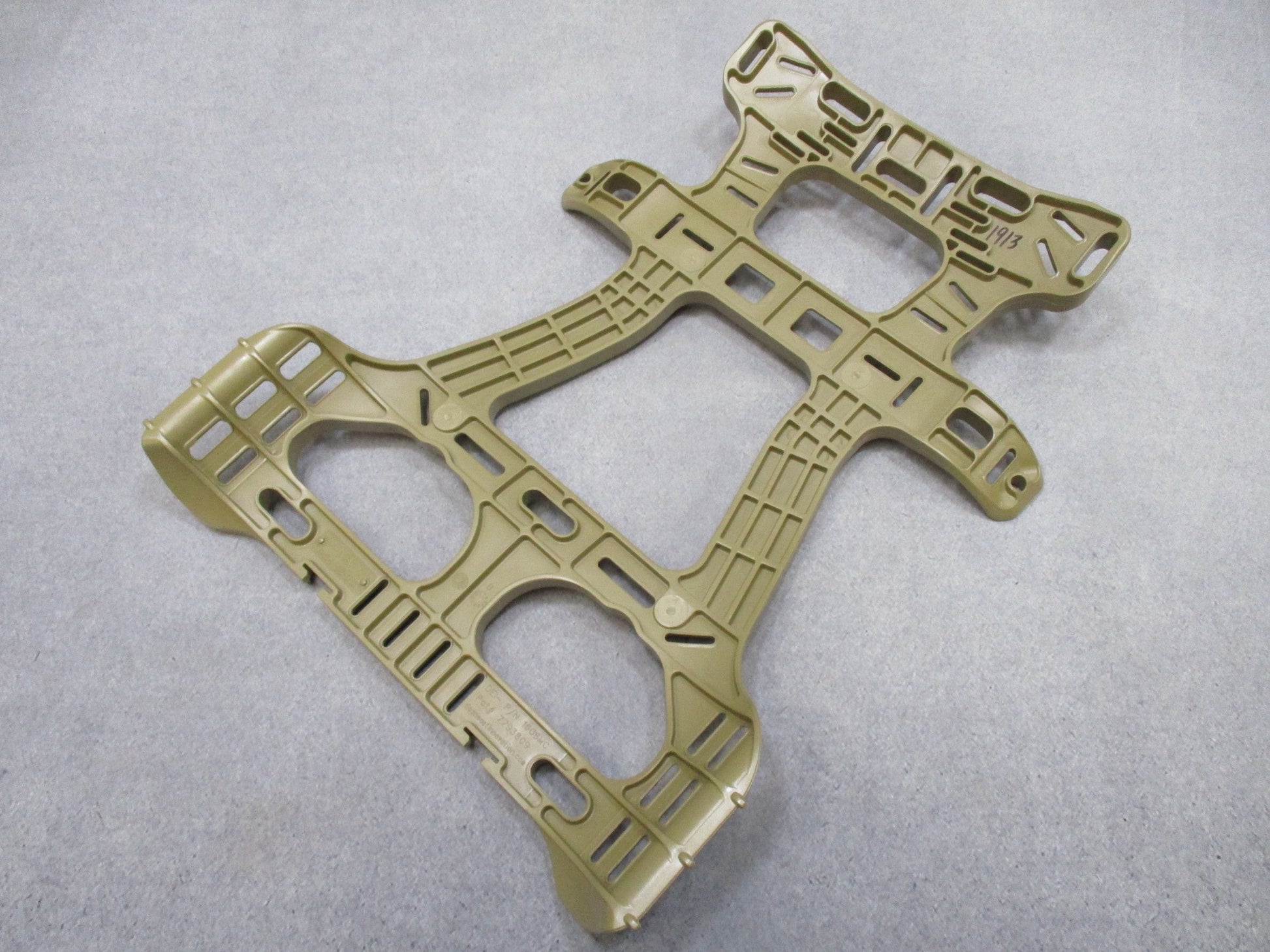 Tan USGI MOLLE 4K main pack frame by Centex Military Gear with external support and durable design.