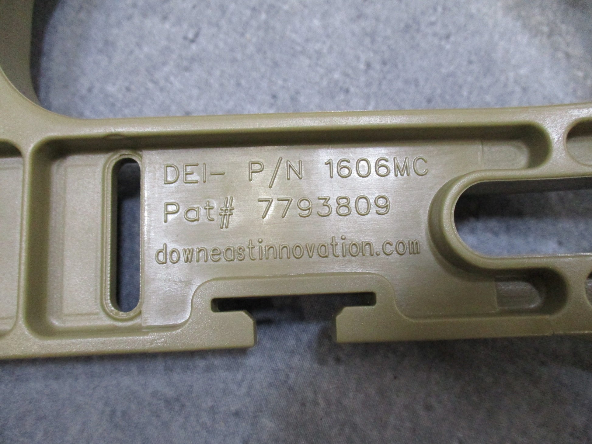 USGI MOLLE 4K Main Pack Frame in Tan by Centex Military Gear, external military pack frame with MOLLE webbing and sturdy construction.