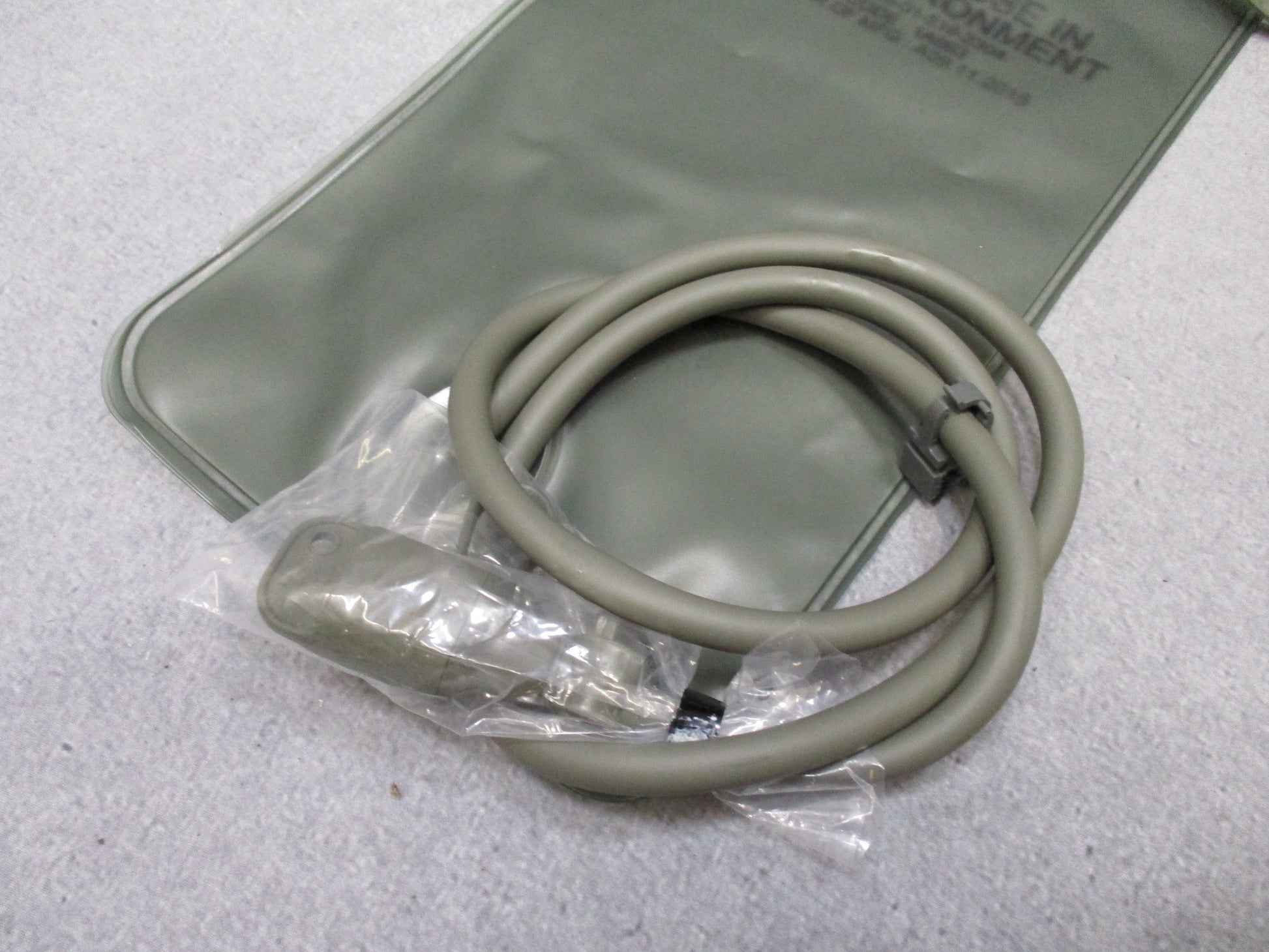 Foliage green USGI MOLLE II 3L hydration bladder by Centex Military Gear, water reservoir with adjustable fill port.