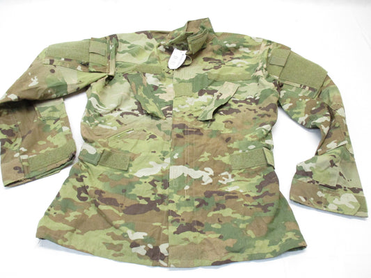 Army OCP Scorpion Aircrew Uniform Top by Centex Military Gear, medium/regular size, with aviation coat details and camouflage pattern.