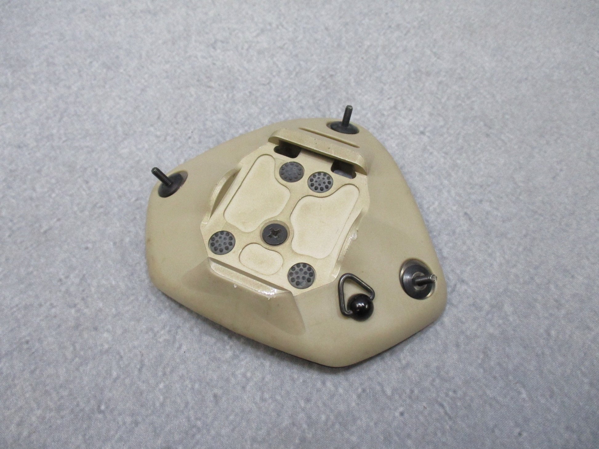 Centex Military Gear NOROTOS 1 or 3 hole shroud NVG mount with Rhino Horn base plate and bracket, used for tactical helmet attachment.
